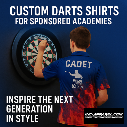 Custom Darts Shirts for Sponsored Academies – Inspire the Next Generation in Style