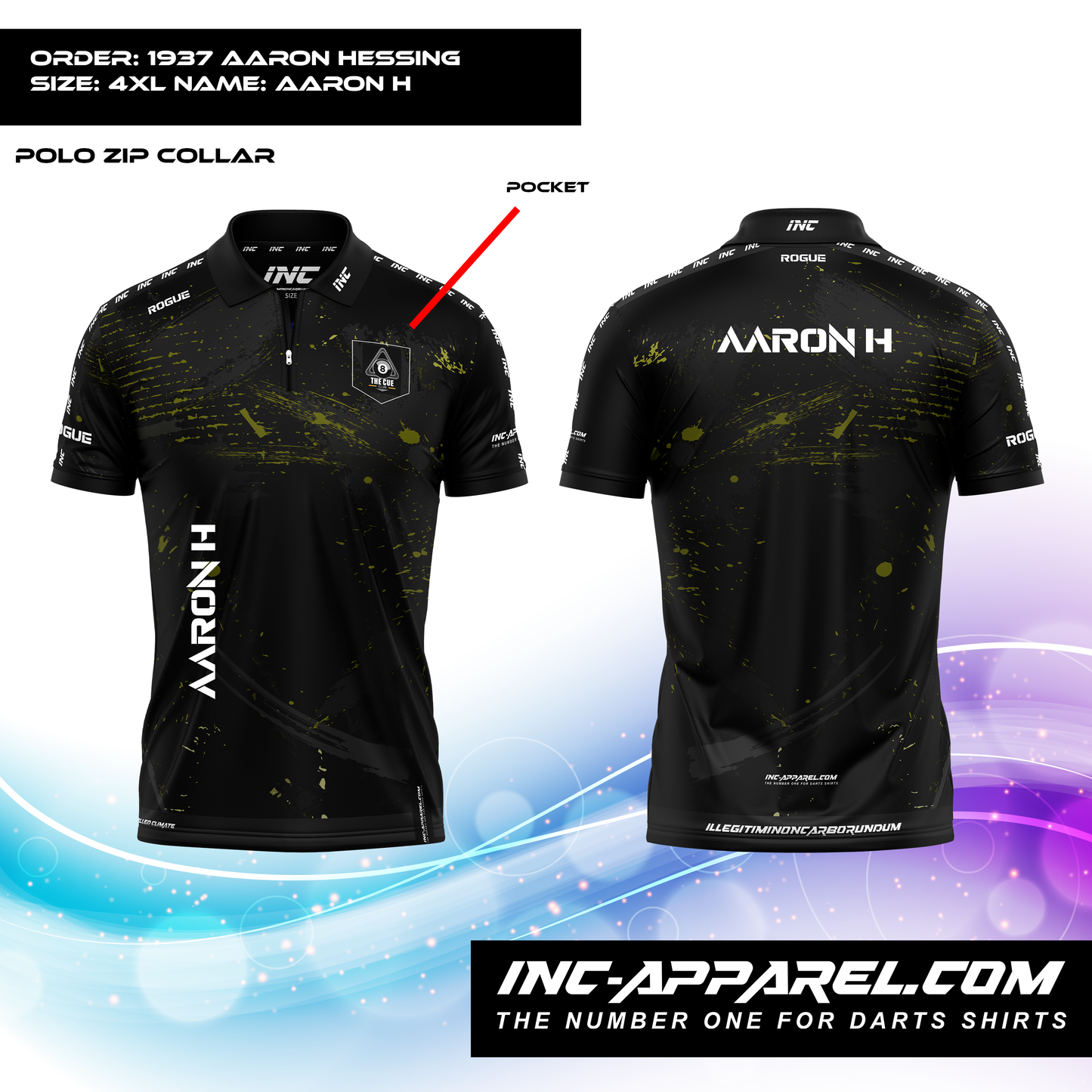 CUSTOM POOL TEAMS SHIRTS