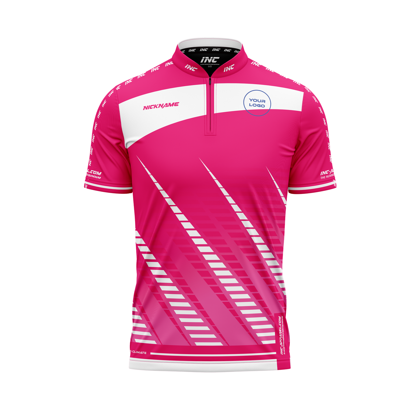 Bellator Roseus XPRO Collar Custom Pool Shirt – Front View | INC-APPAREL