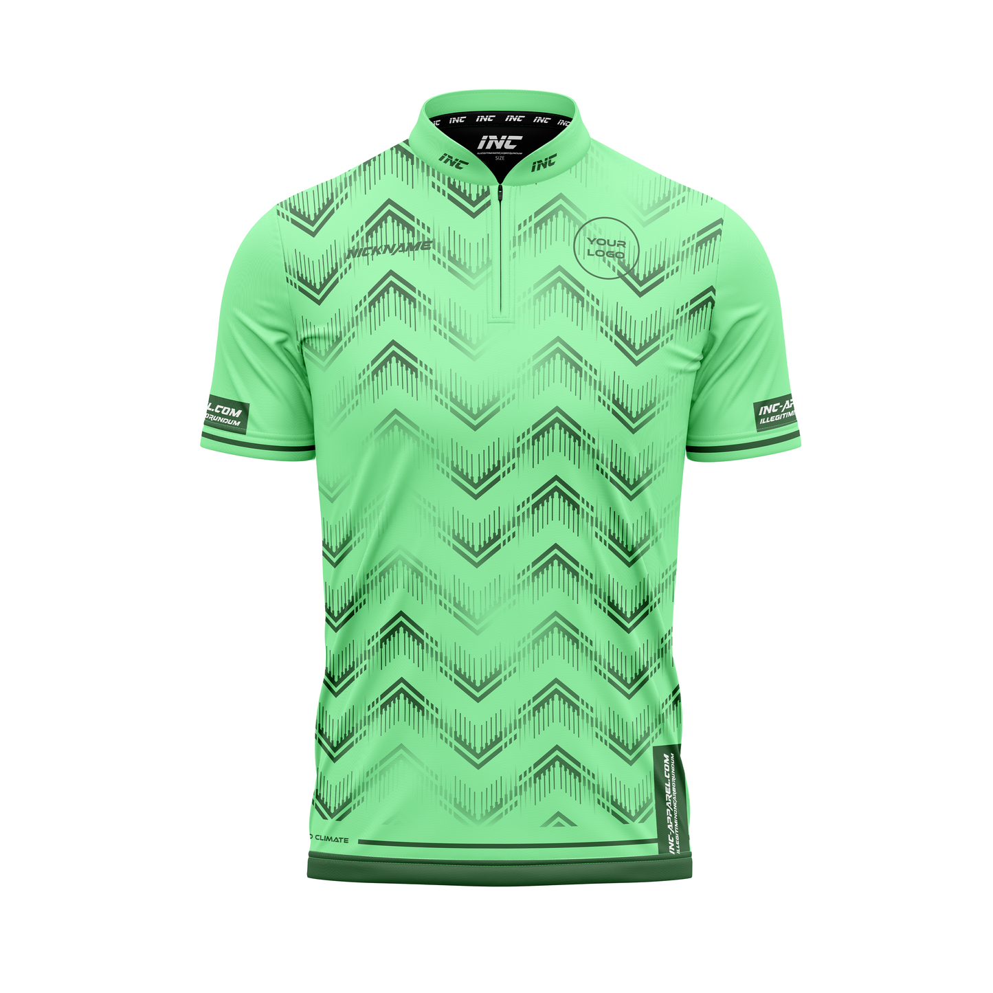 Candor Armis XPRO Collar Custom Pool Shirt – Front View | INC-APPAREL