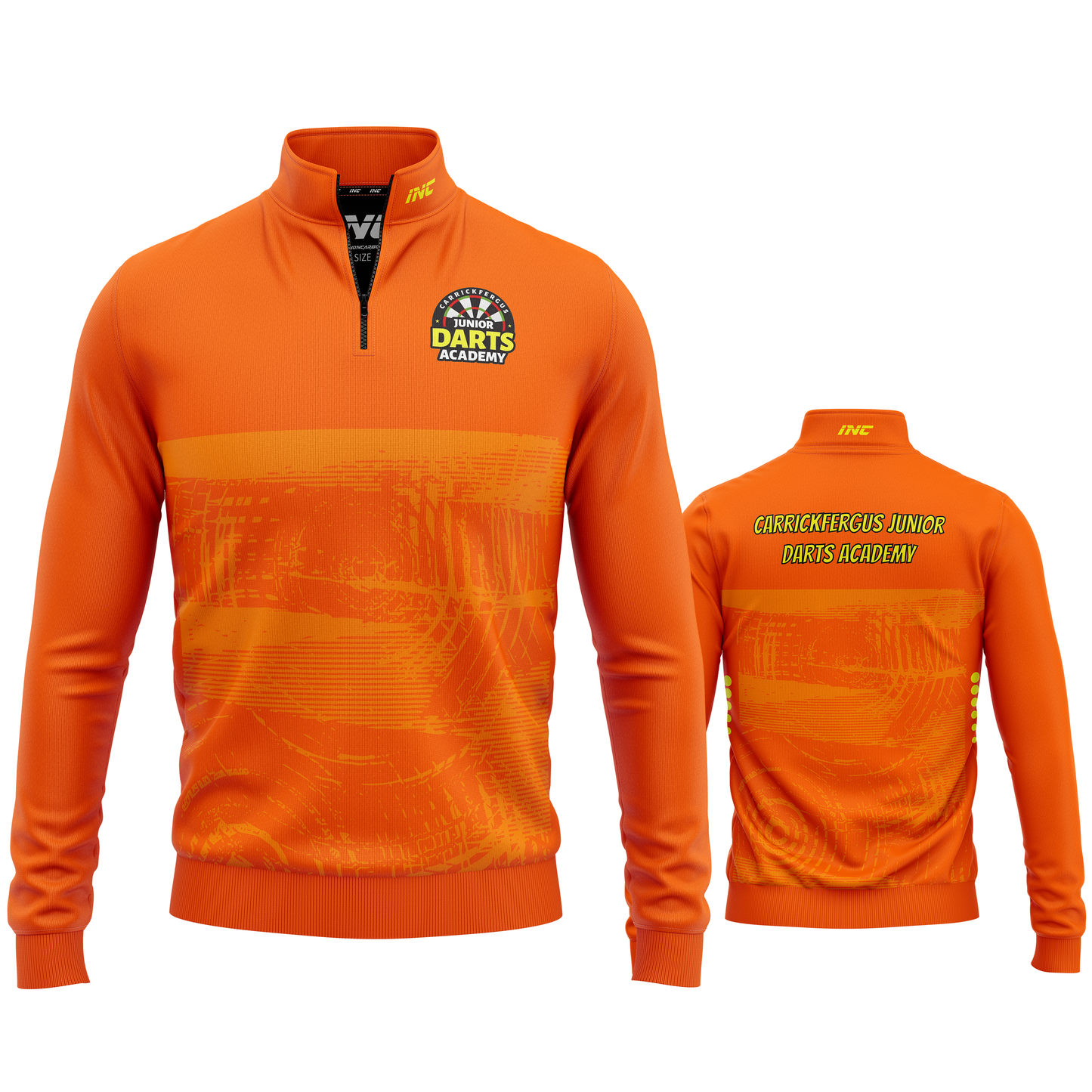Carrickfergus Junior Darts Academy Quarter Zip Midlayer | INC-APPAREL