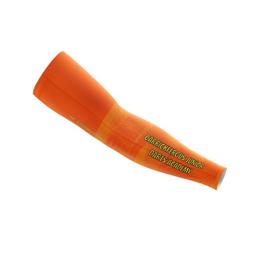 Carrickfergus Junior Darts Academy Sleeve – Front View | INC-APPAREL