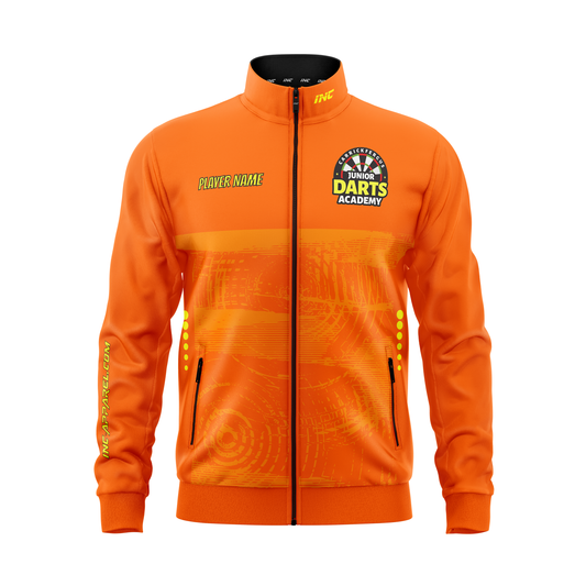 Carrickfergus Junior Darts Academy Tournament Jacket – Front View | INC-APPAREL