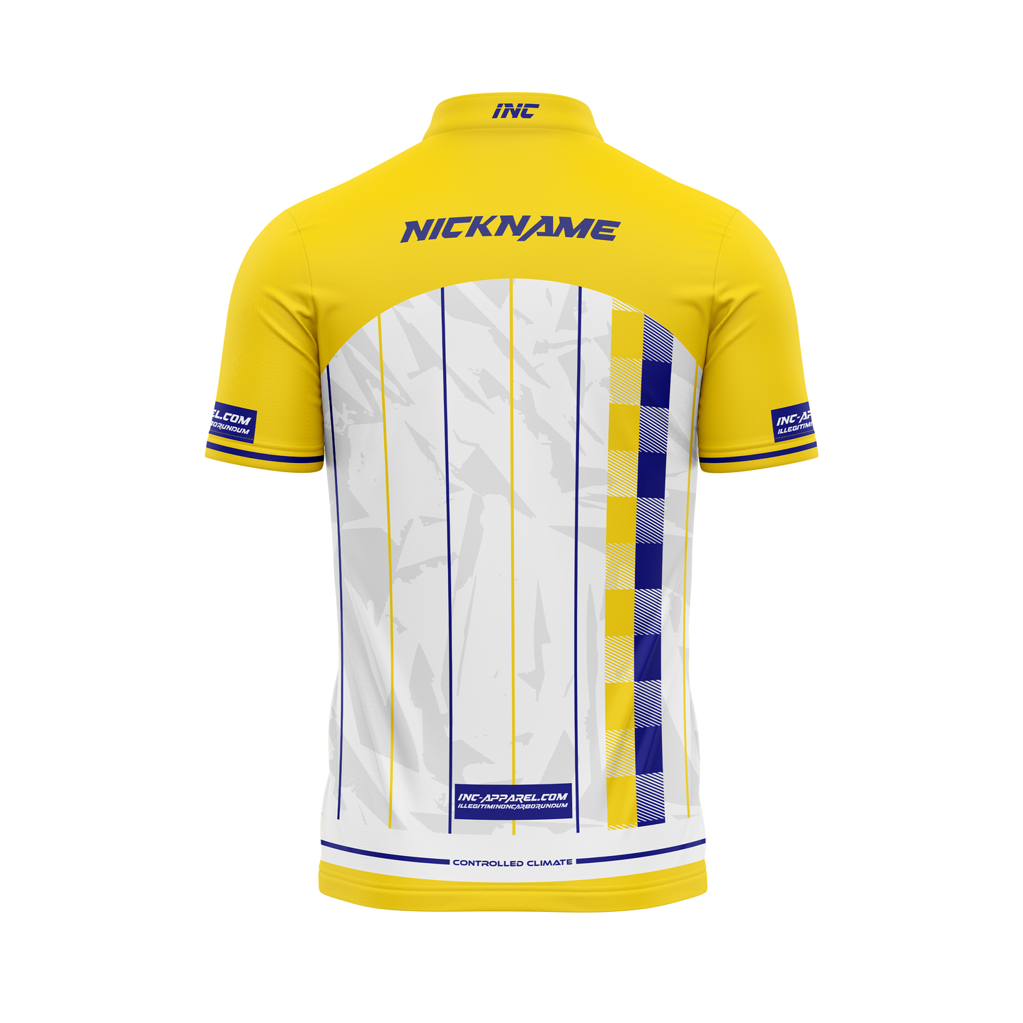 Claritas Letalis XPRO Collar Custom Pool Shirt for Teams – Back View | INC-APPAREL