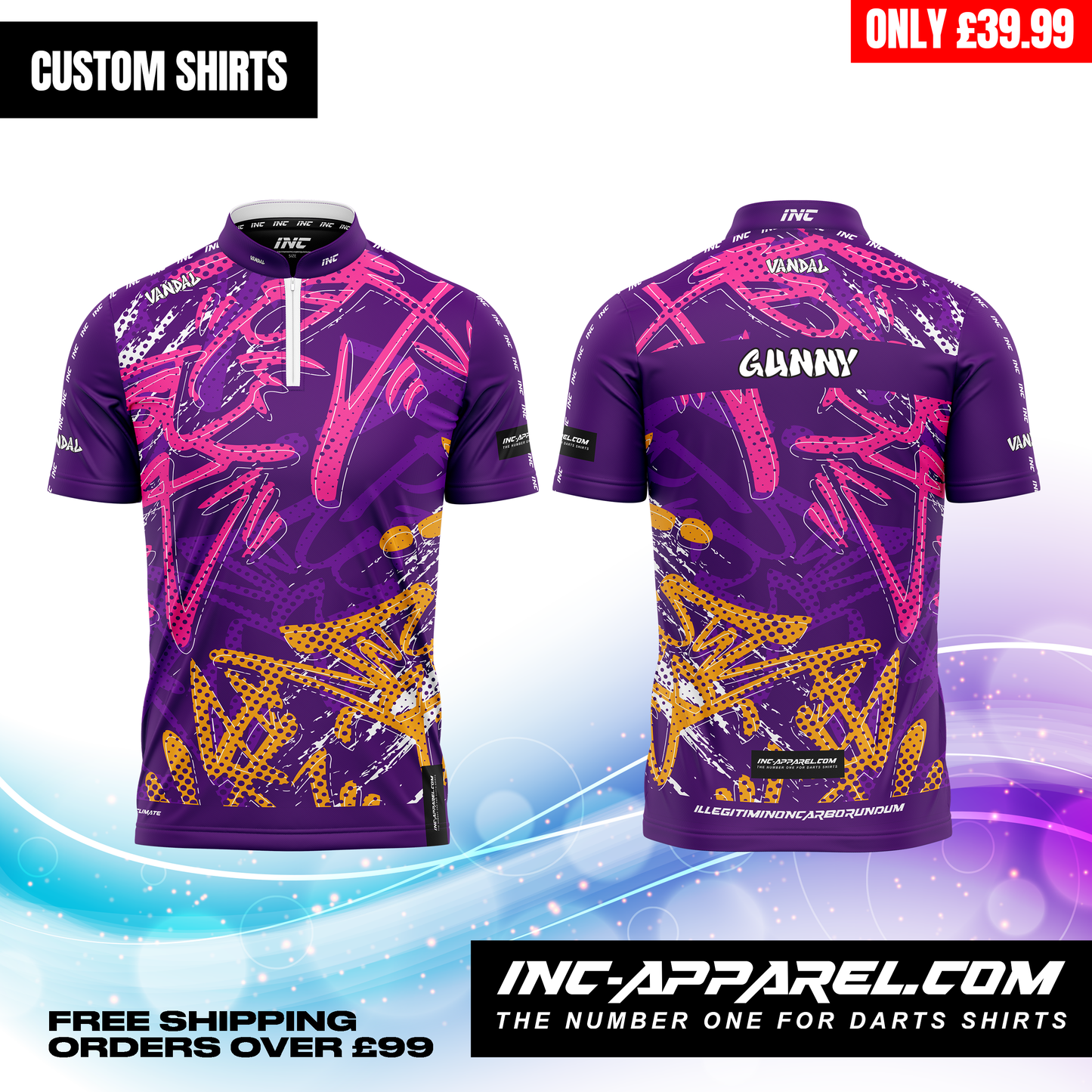 CUSTOM DARTS SHIRT