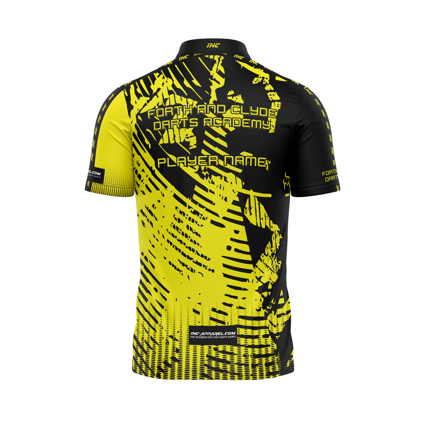 Forth and Clyde Darts Academy Pro 1 Shirt – Back View | INC-APPAREL