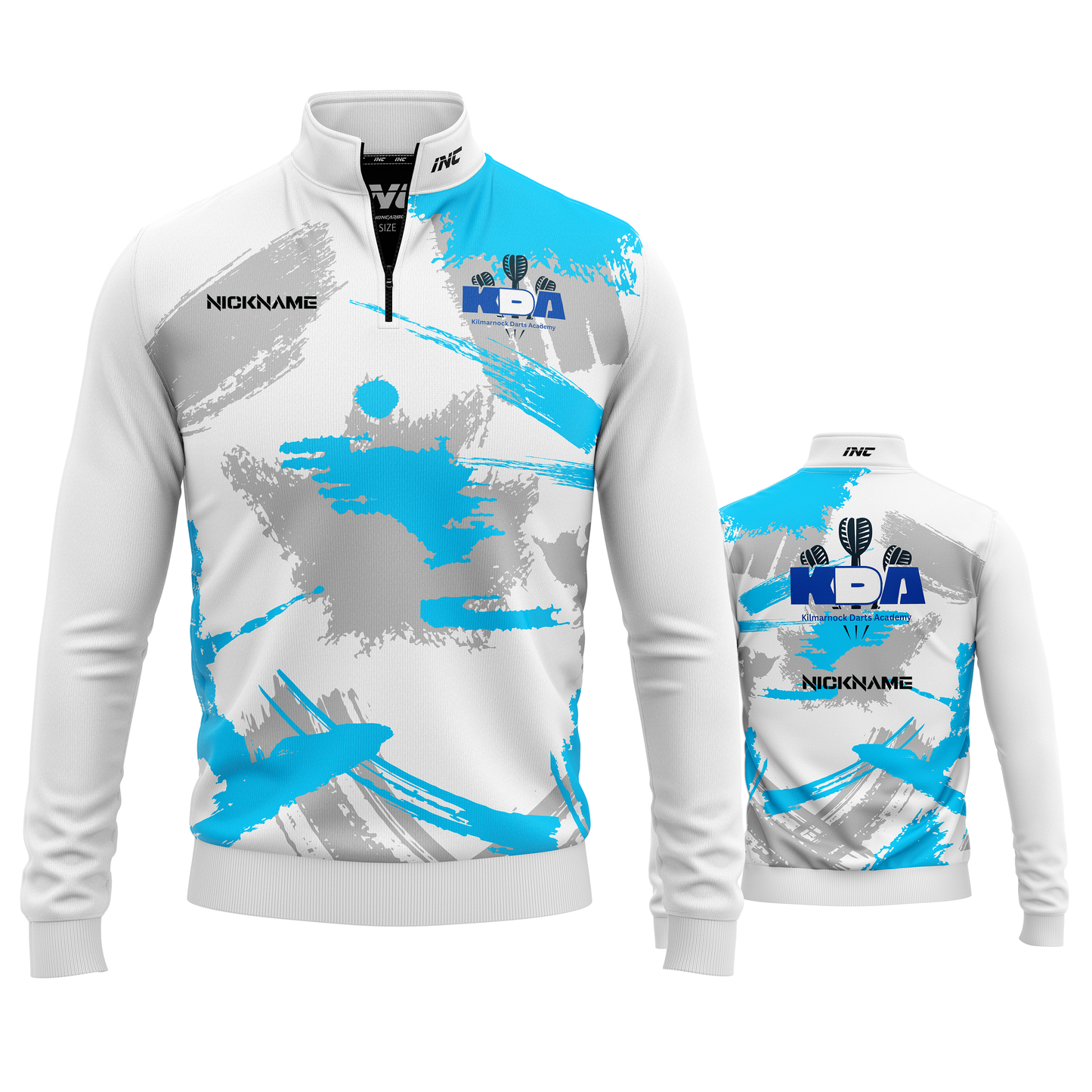 Kilmarnock Darts Academy Quarter Zip Midlayer