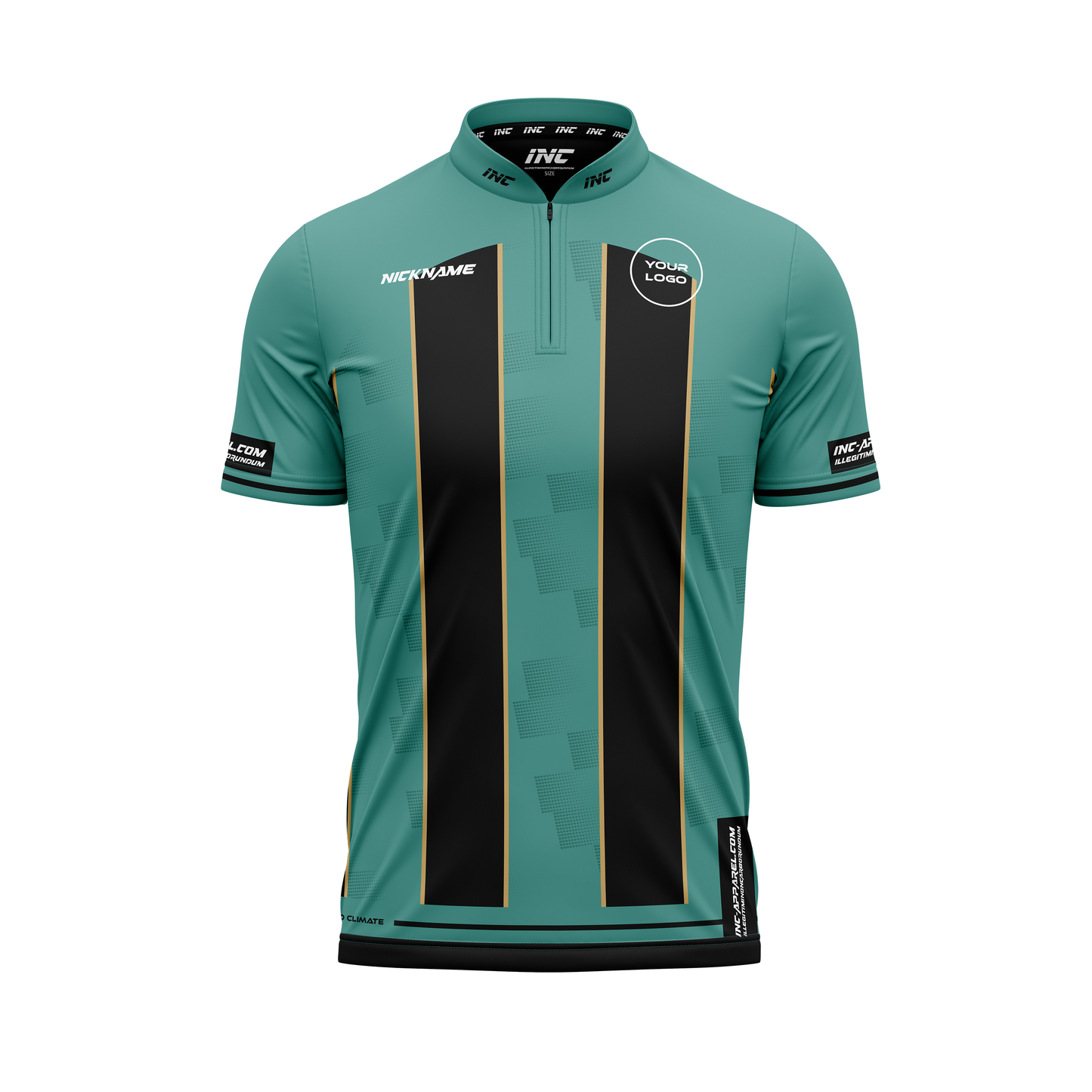 Nox Delicata XPRO Collar Custom Pool Shirt – Front View | INC-APPAREL