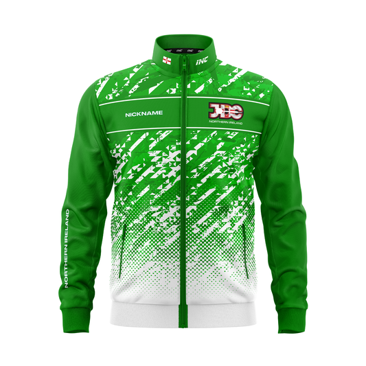 Official Northern Ireland JDC Tournament Jacket – Front View | INC-APPAREL
