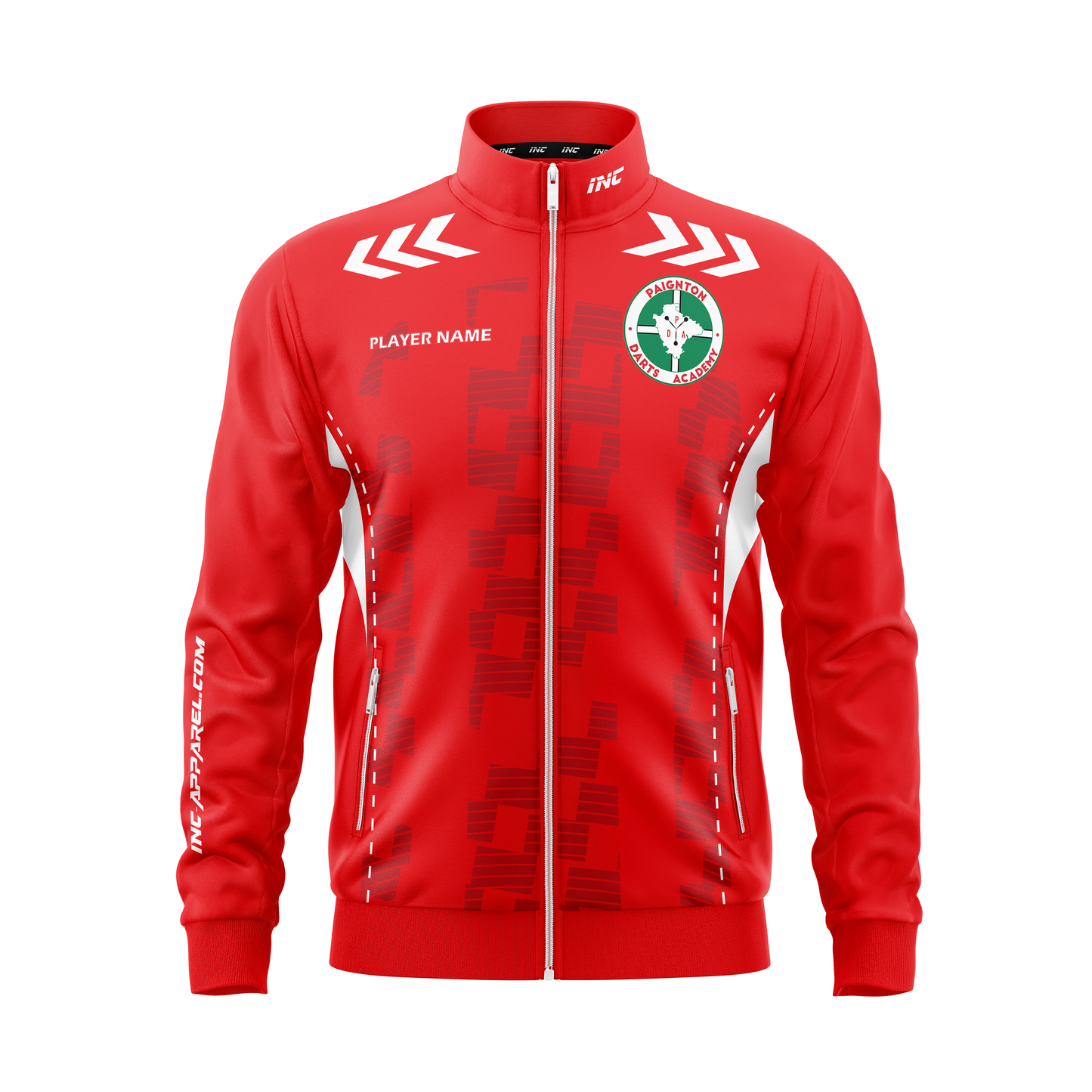 Paignton Darts Academy Tournament Jacket – Front View | INC-APPAREL
