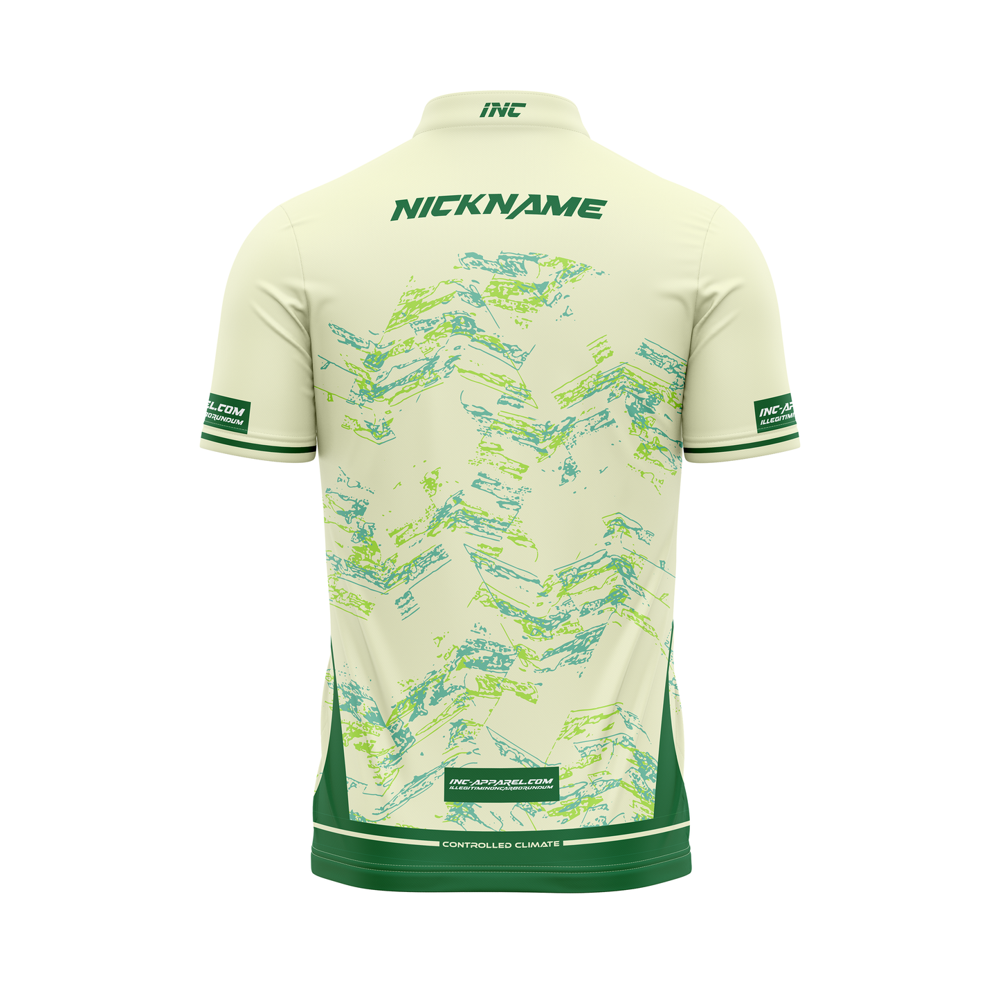 Tempus Hostis XPRO Collar Custom Pool Shirt – Back View | INC-APPAREL