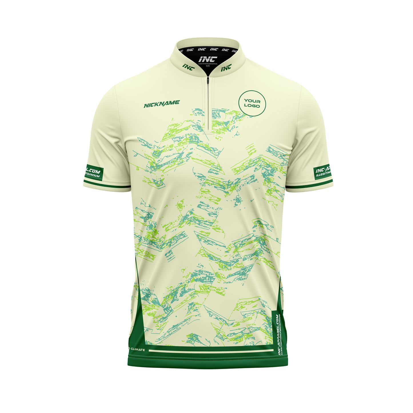Tempus Hostis XPRO Collar Custom Pool Shirt – Front View | INC-APPAREL