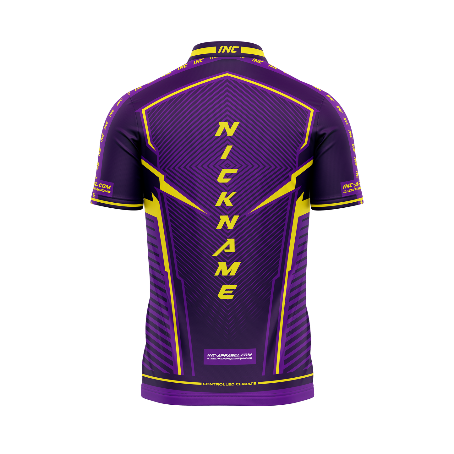Terminare Finitor Pro1 Darts Shirt – Back View | INC-APPAREL