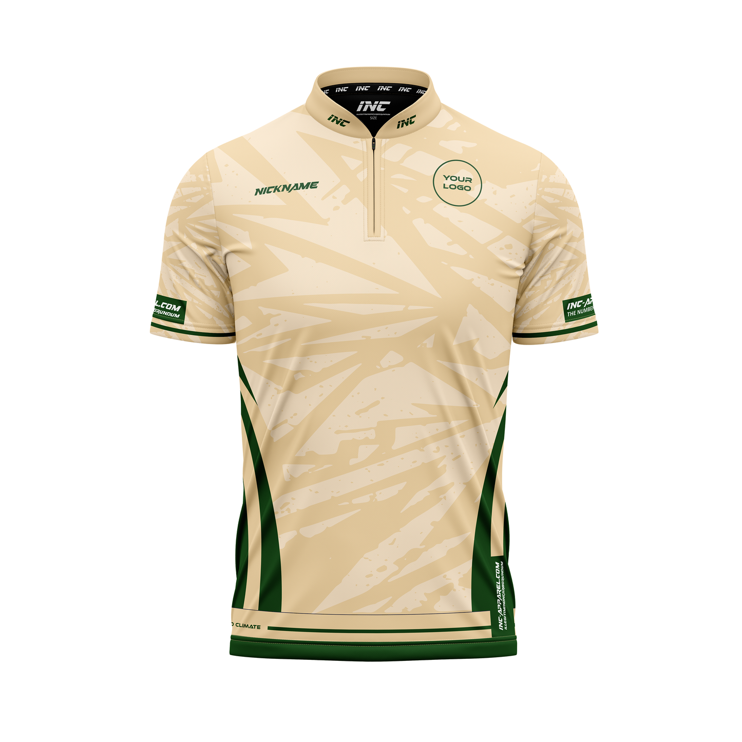 Venator Umbrae XPRO Collar Custom Pool Shirt – Front View | INC-APPAREL