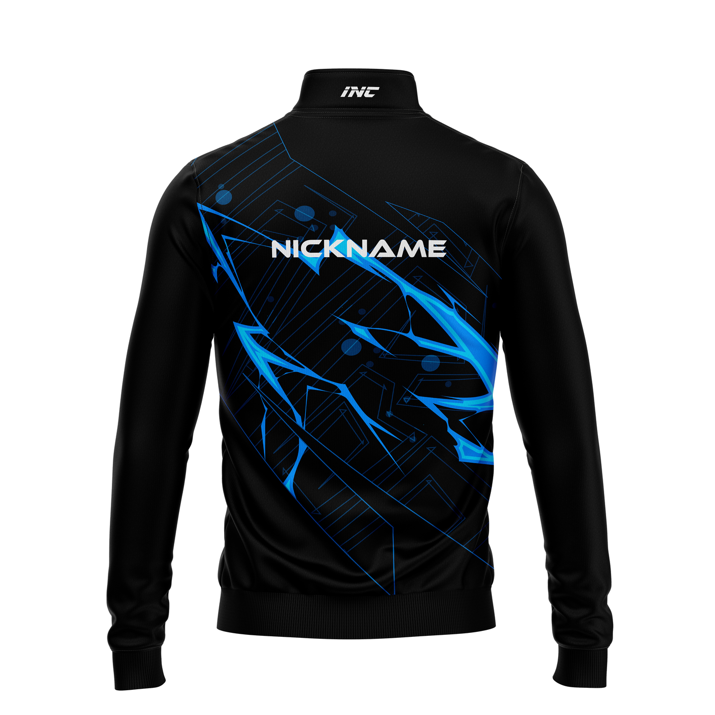 Blade Tempestas Darts Quarter Zip Midlayer – Back View | INC-APPAREL