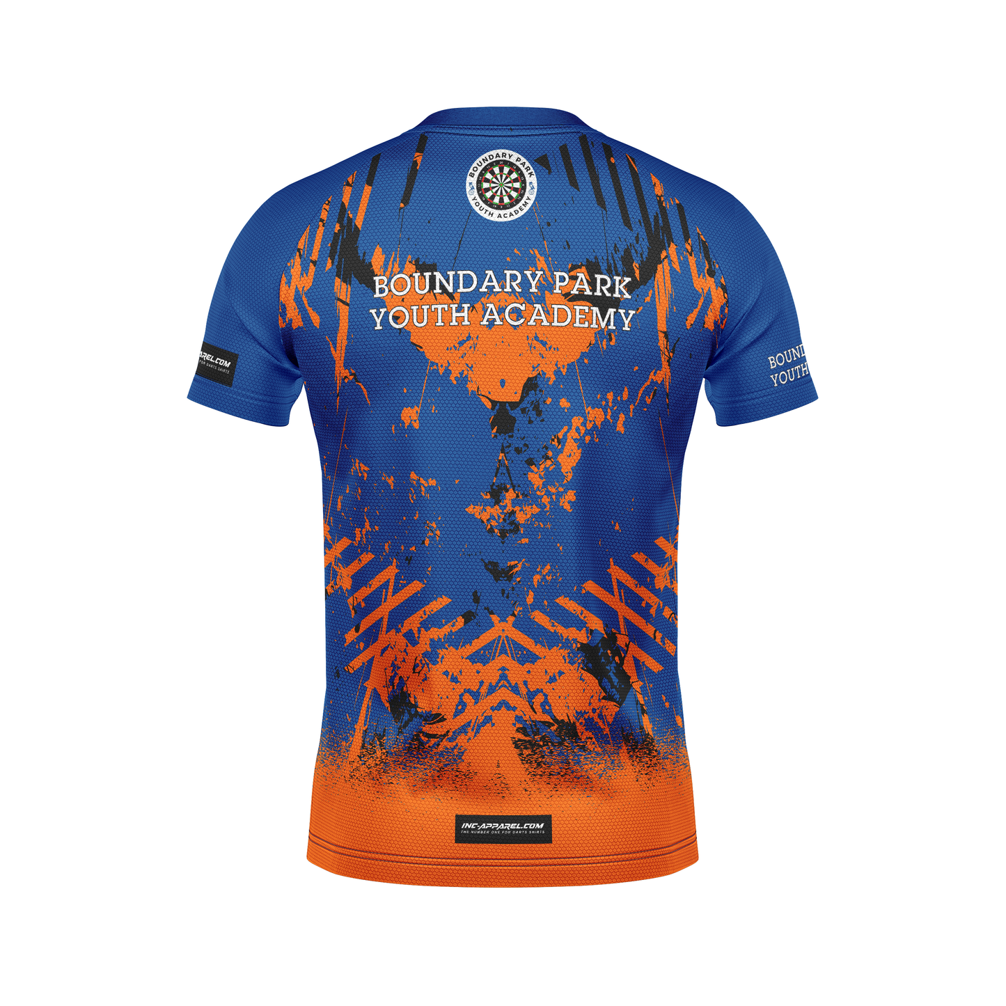Boundary Park Youth Darts Academy Training Tee – Back View | INC-APPAREL