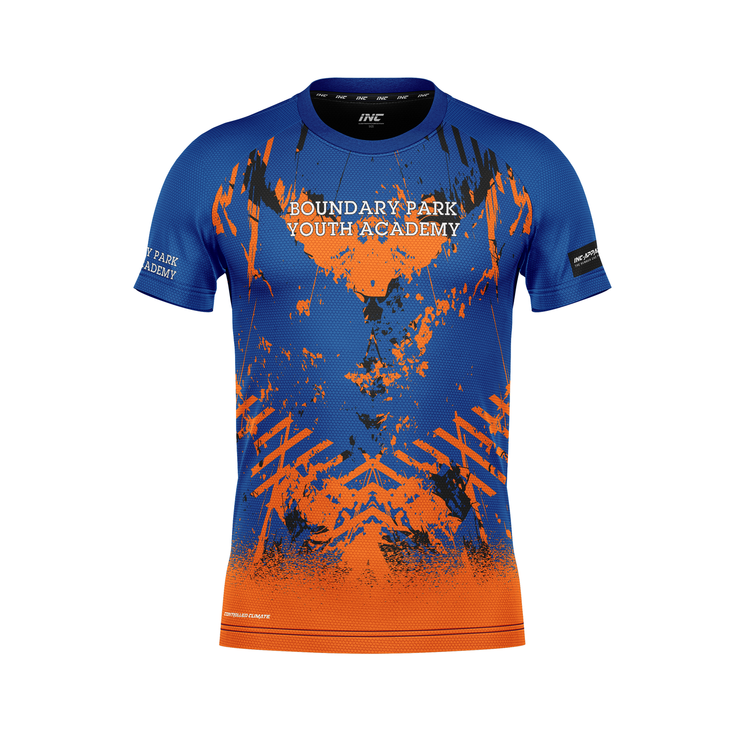 Boundary Park Youth Darts Academy Training Tee – Front View | INC-APPAREL