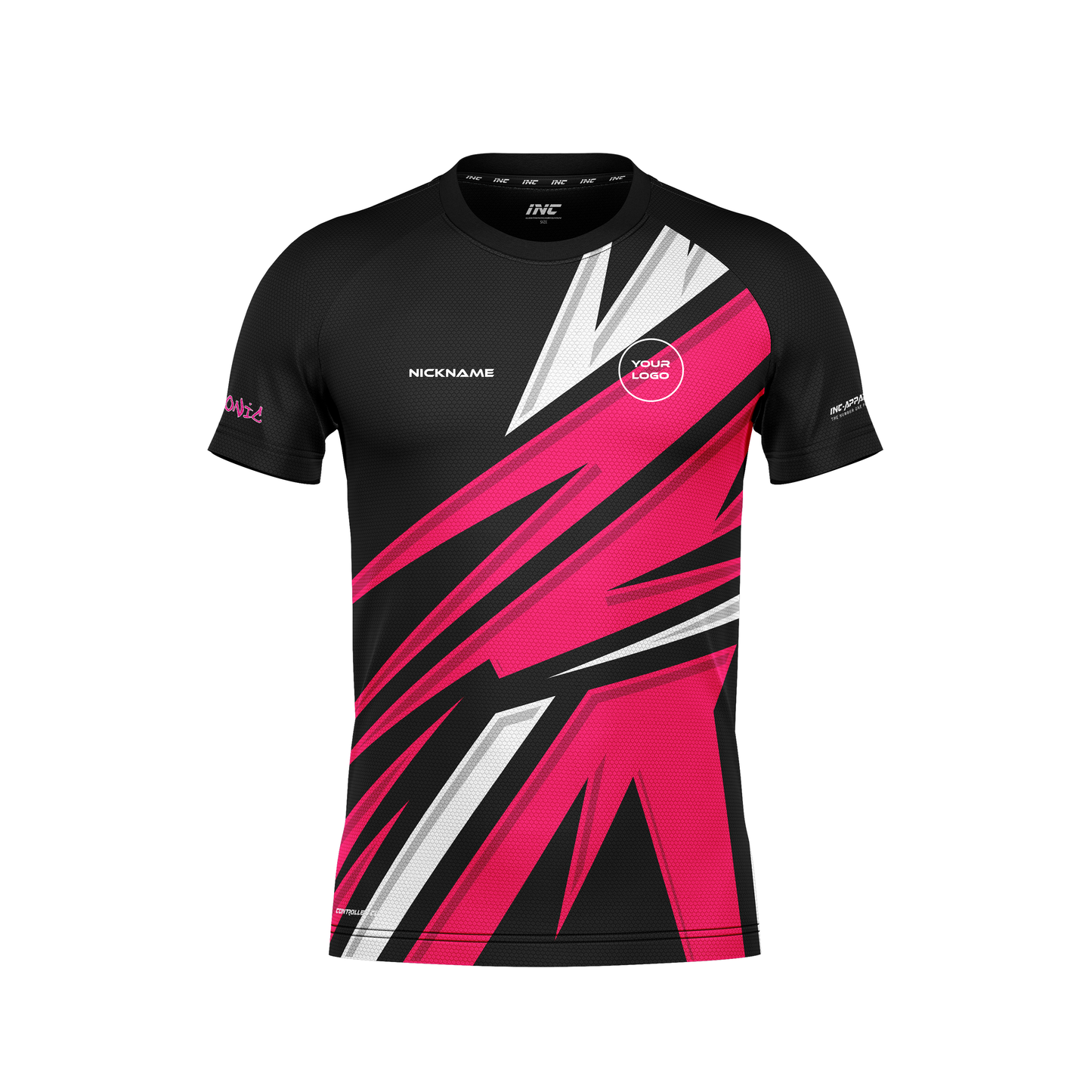 Chronic Fluctus Darts Training Tee – Front View | INC-APPAREL