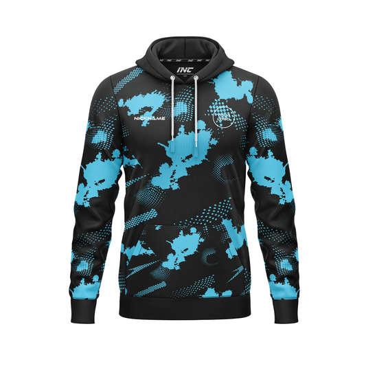 Cobra Naja Caeruleus Darts Hoodie – Front View | INC-APPAREL