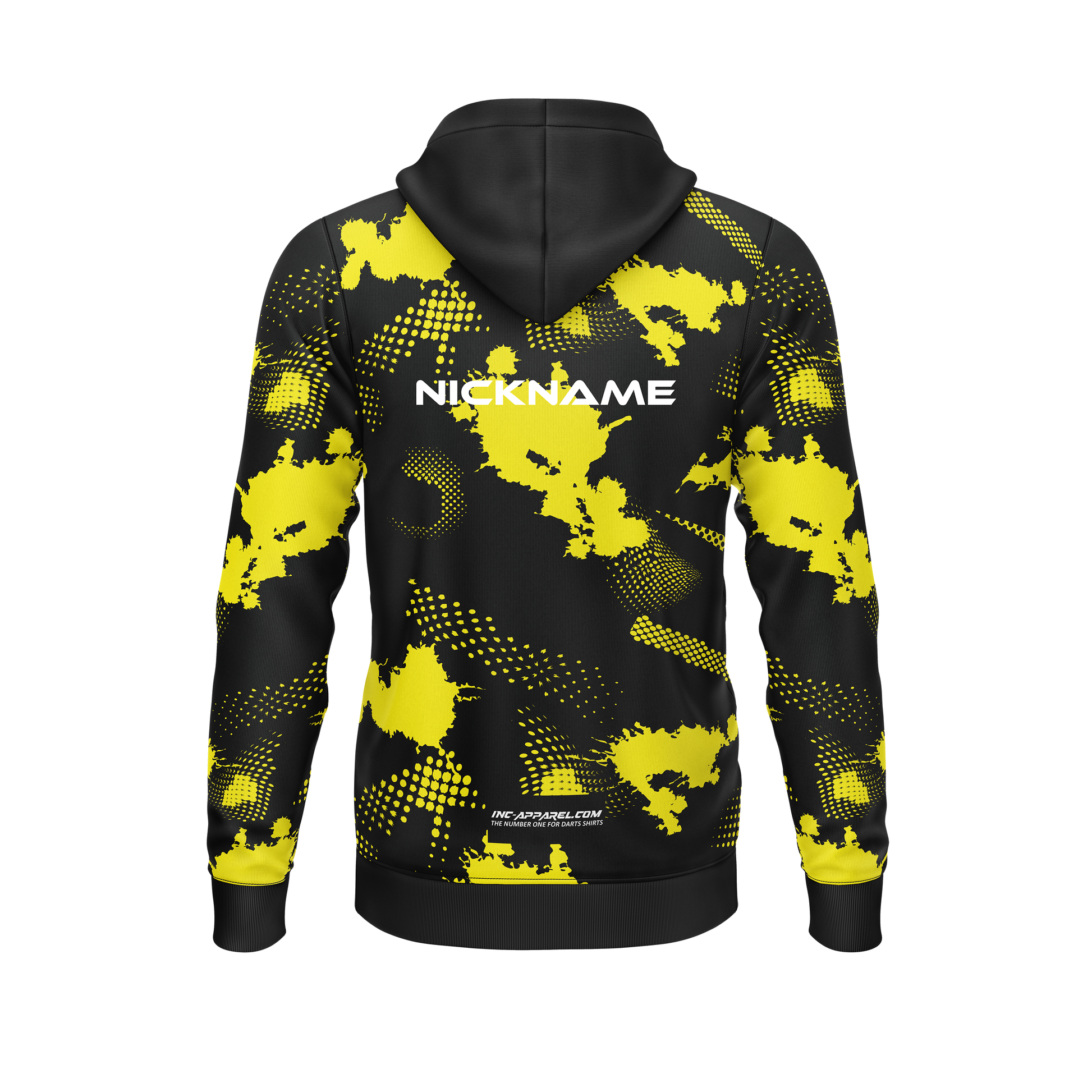 Cobra Naja Nigricollis Darts Hoodie – Back View | INC-APPAREL