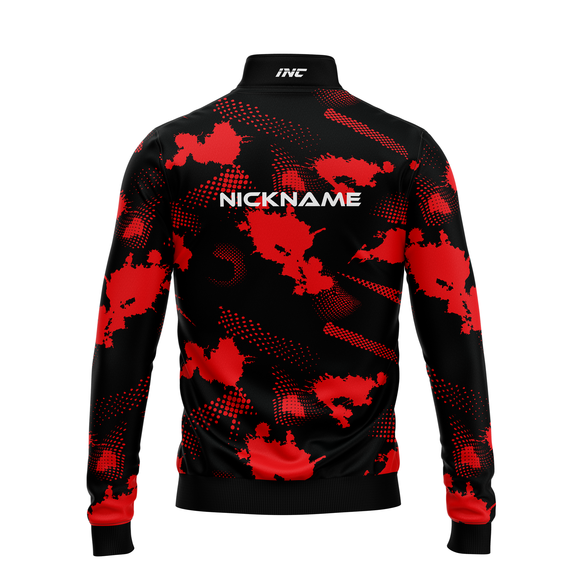 Cobra Naja Pallida Quarter Zip Darts Midlayer – Back View | INC-APPAREL