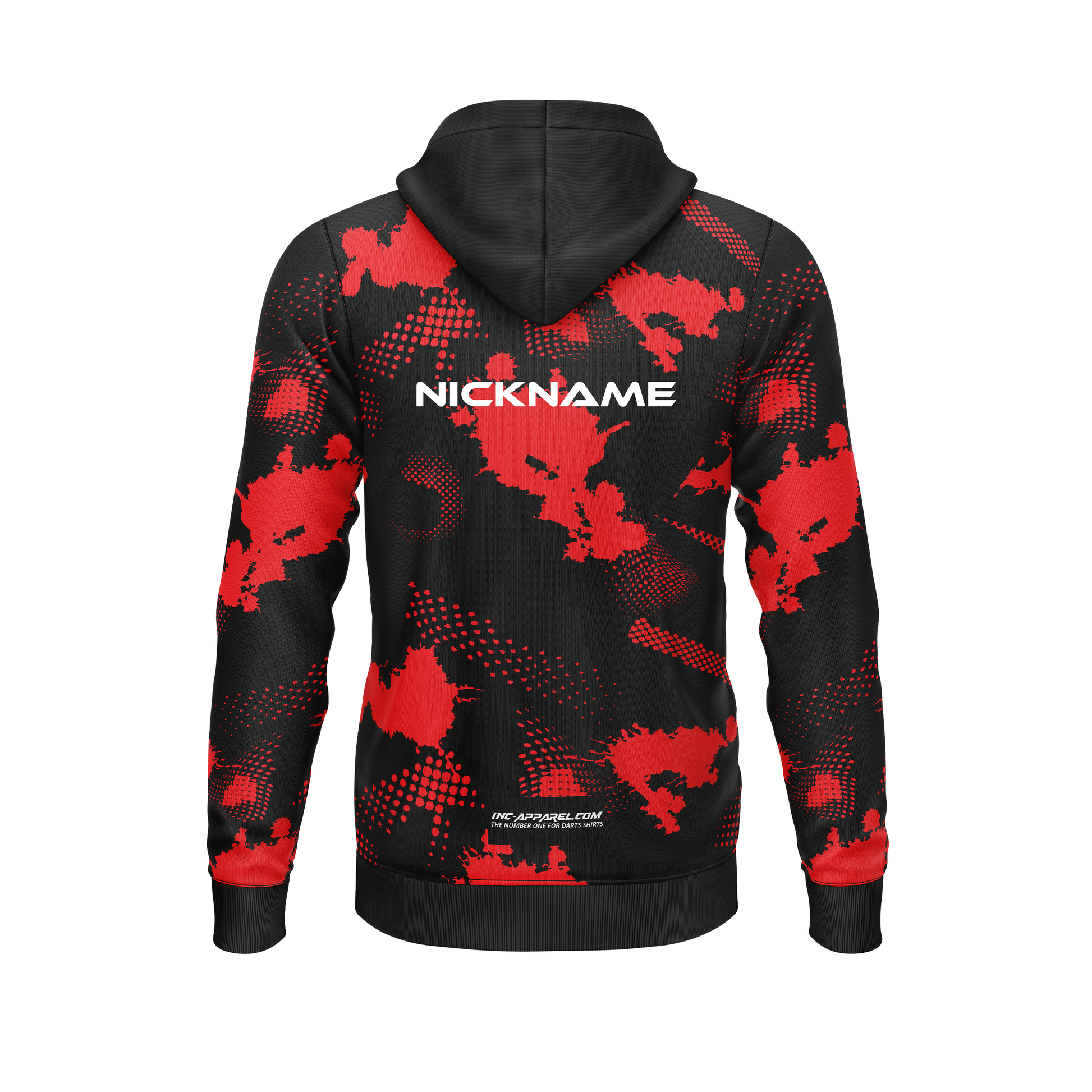 Cobra Naja Pallinda Darts Hoodie – Back View | INC-APPAREL