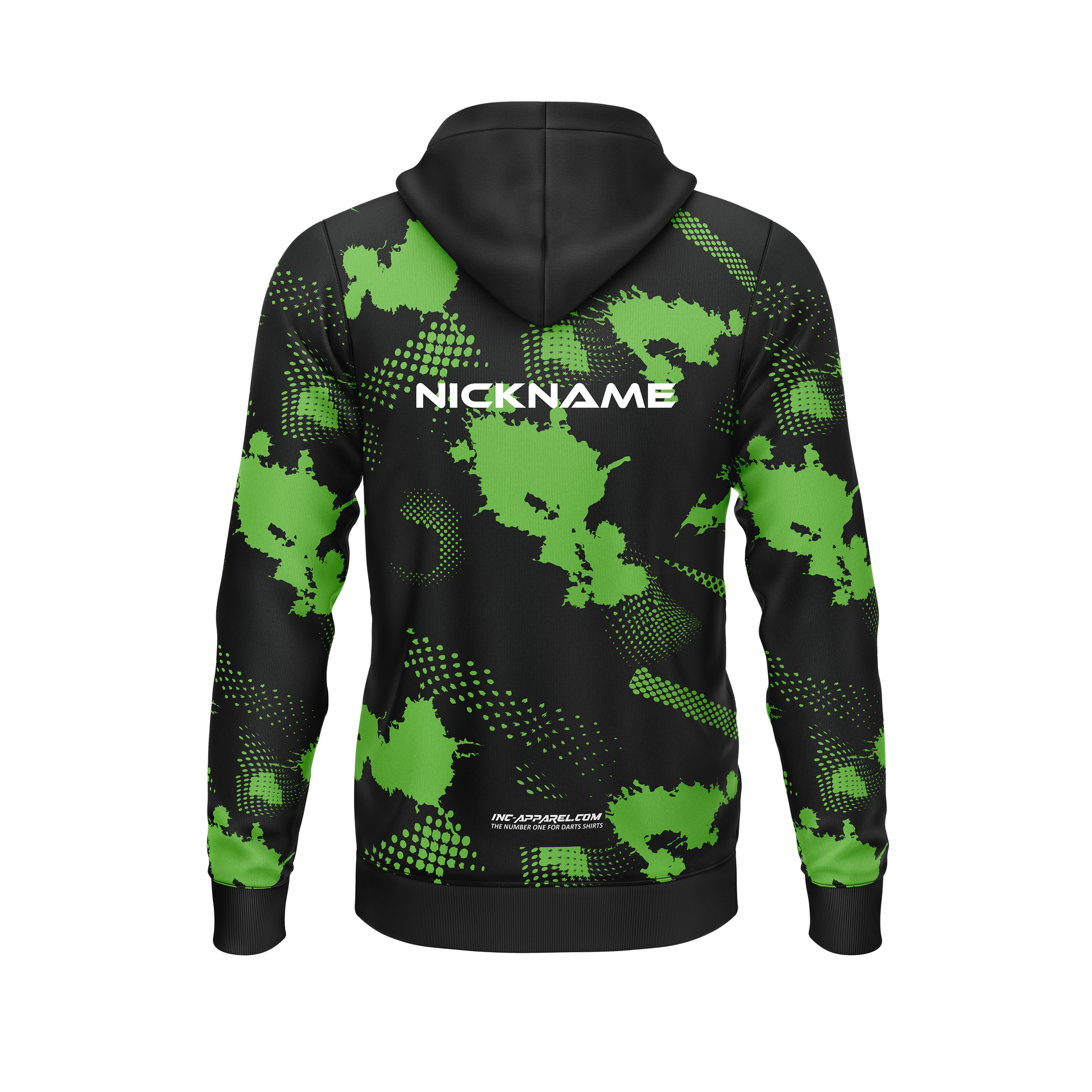 Cobra Naja Sumatrana Darts Hoodie – Back View | INC-APPAREL
