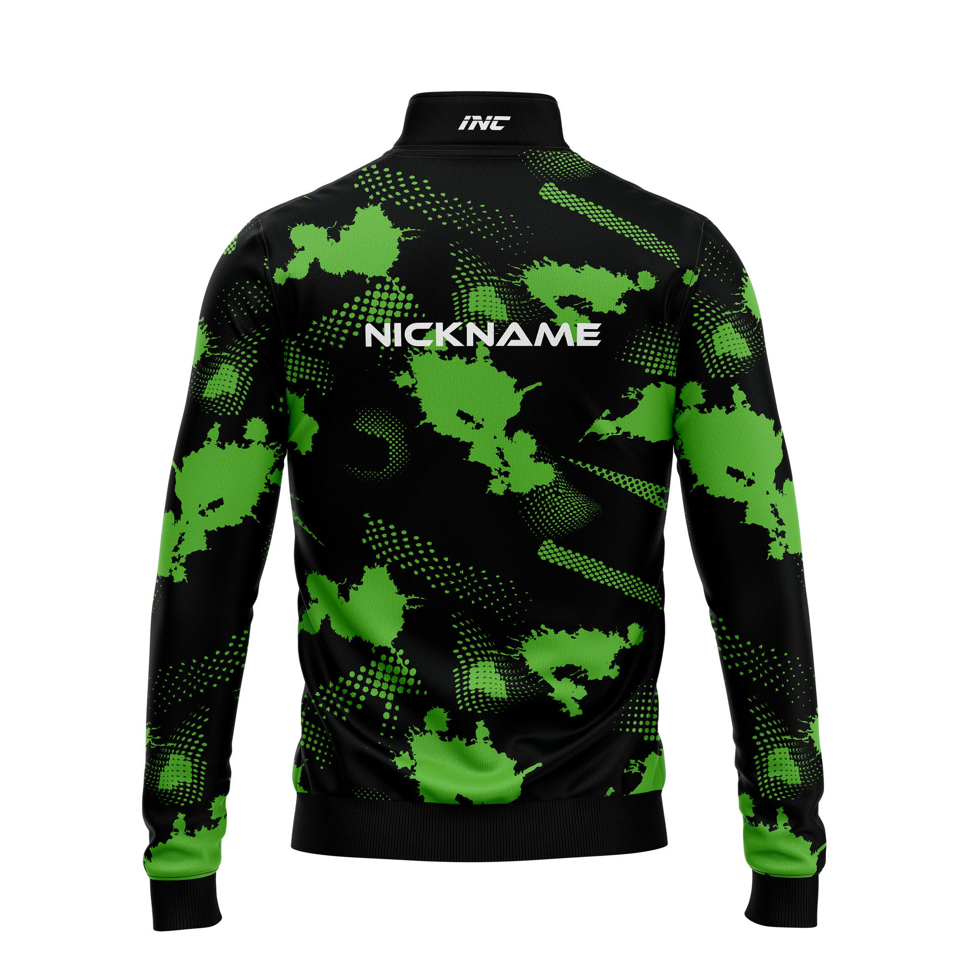 Cobra Naja Sumatrana Quarter Zip Darts Midlayer – Back View | INC-APPAREL