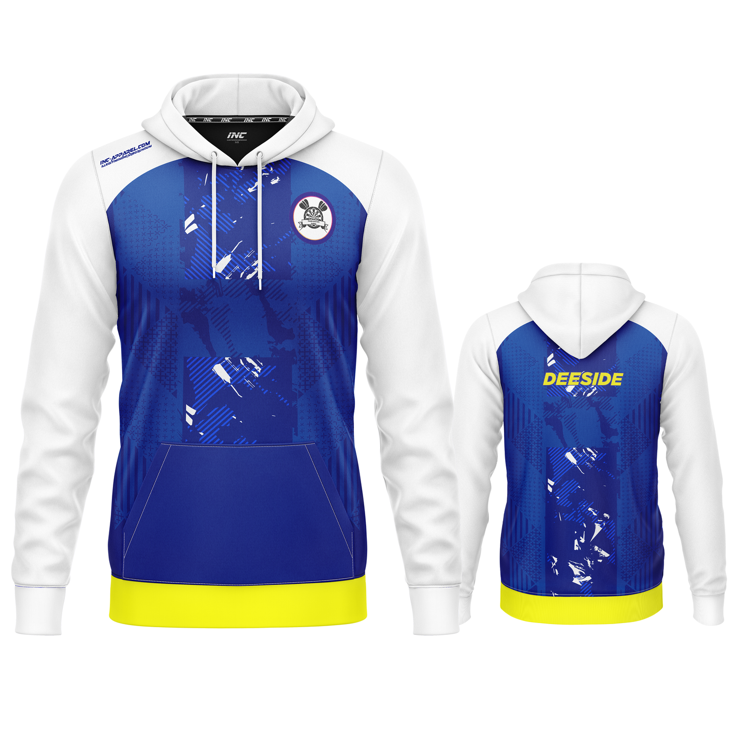 Deeside Junior Darts Academy Hoodie – Front View | INC-APPAREL