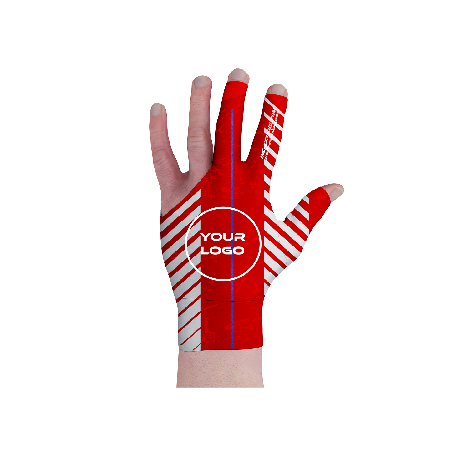 Glacialis Lumen red white and blue performance pool glove from INC-APPAREL