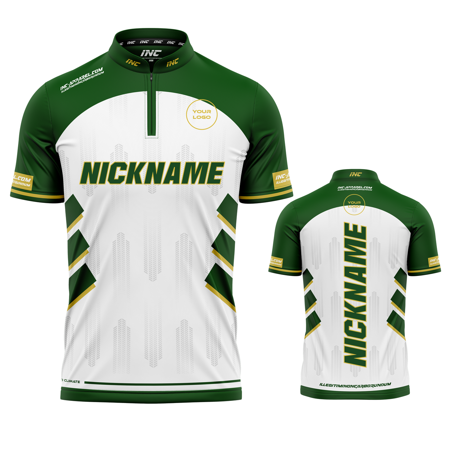 Gloria Secreta XPRO Collar custom pool shirt from INC-APPAREL