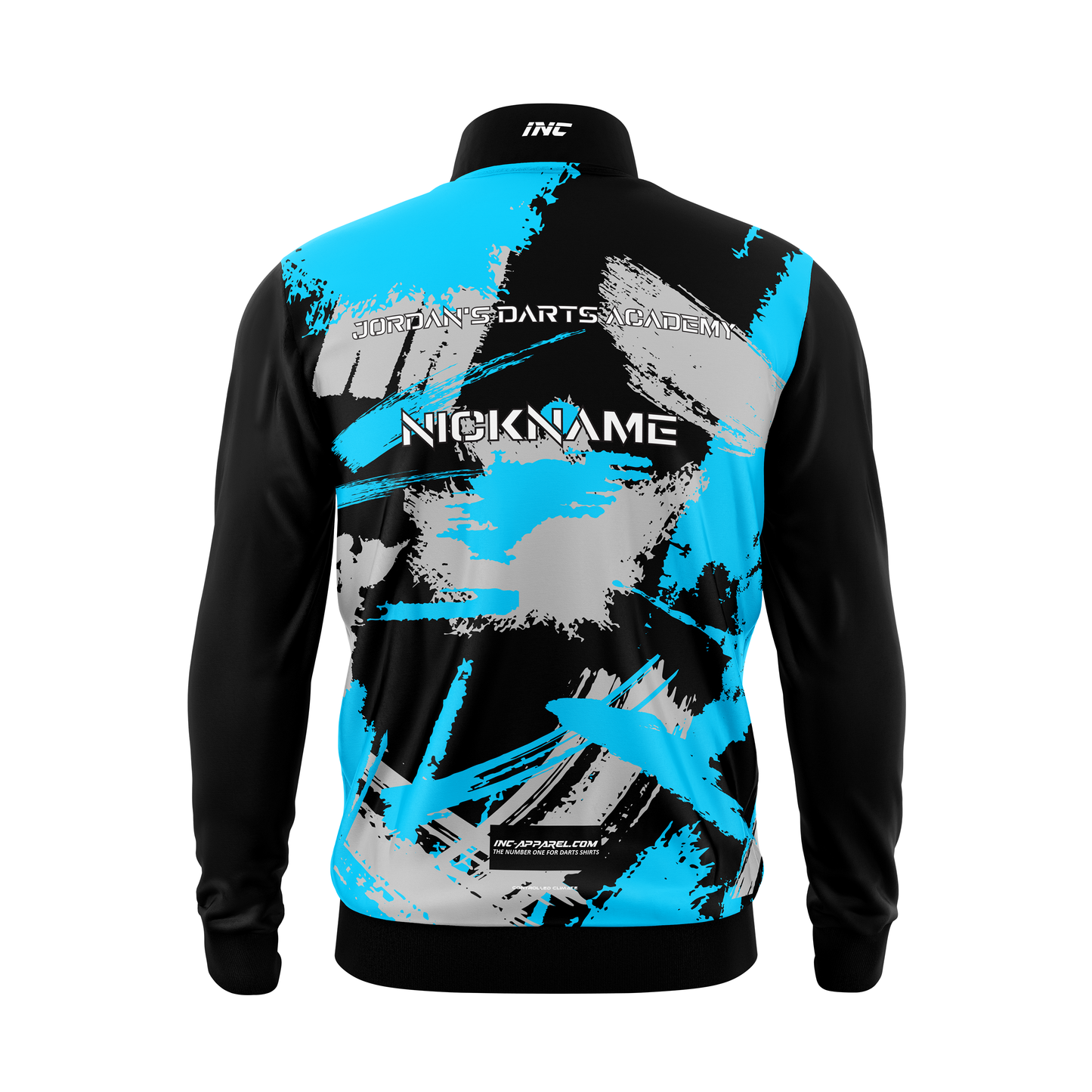 Jordan's Darts Academy Tournament Jacket – Back View | INC-APPAREL