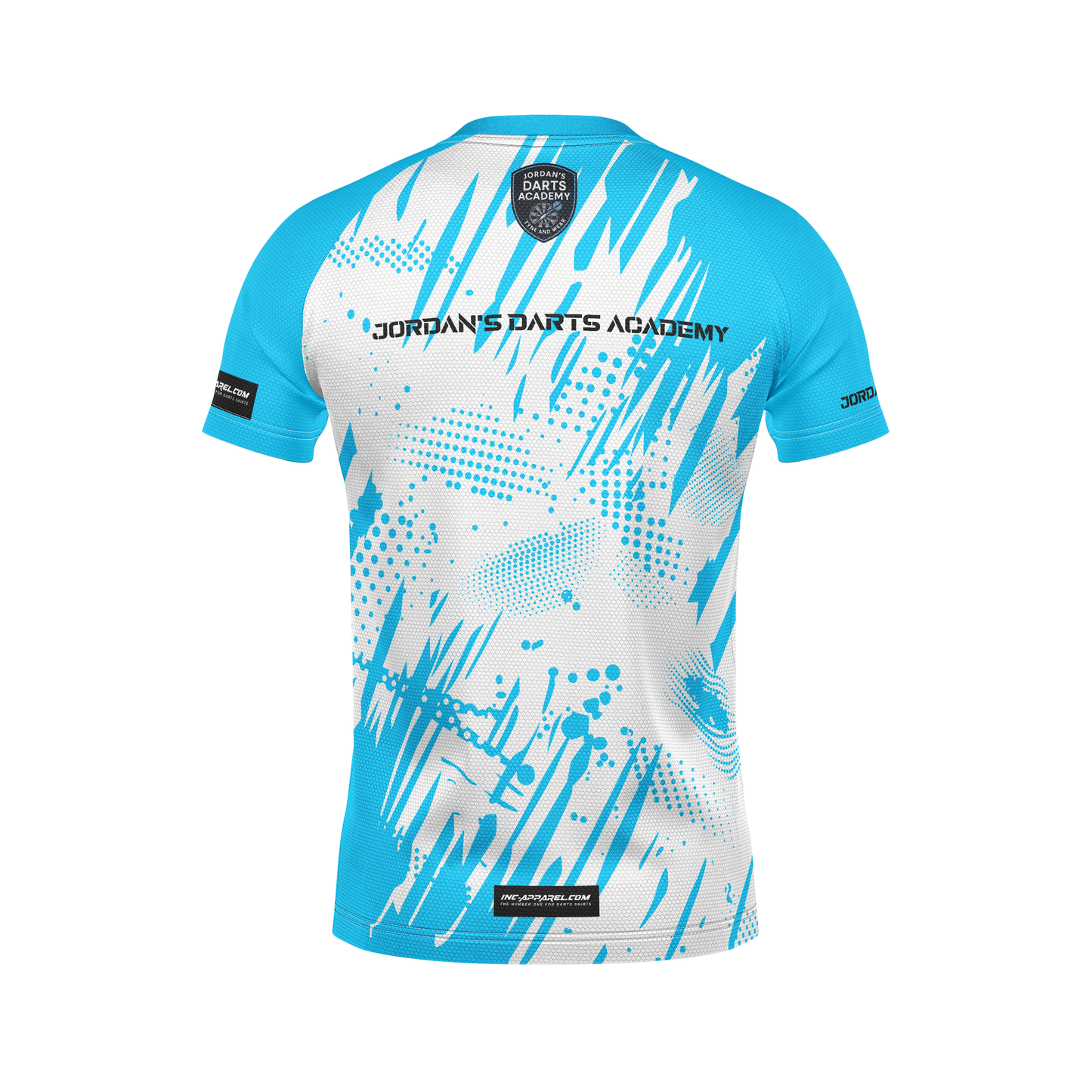 Jordan's Darts Academy Training Tee – Back View | INC-APPAREL