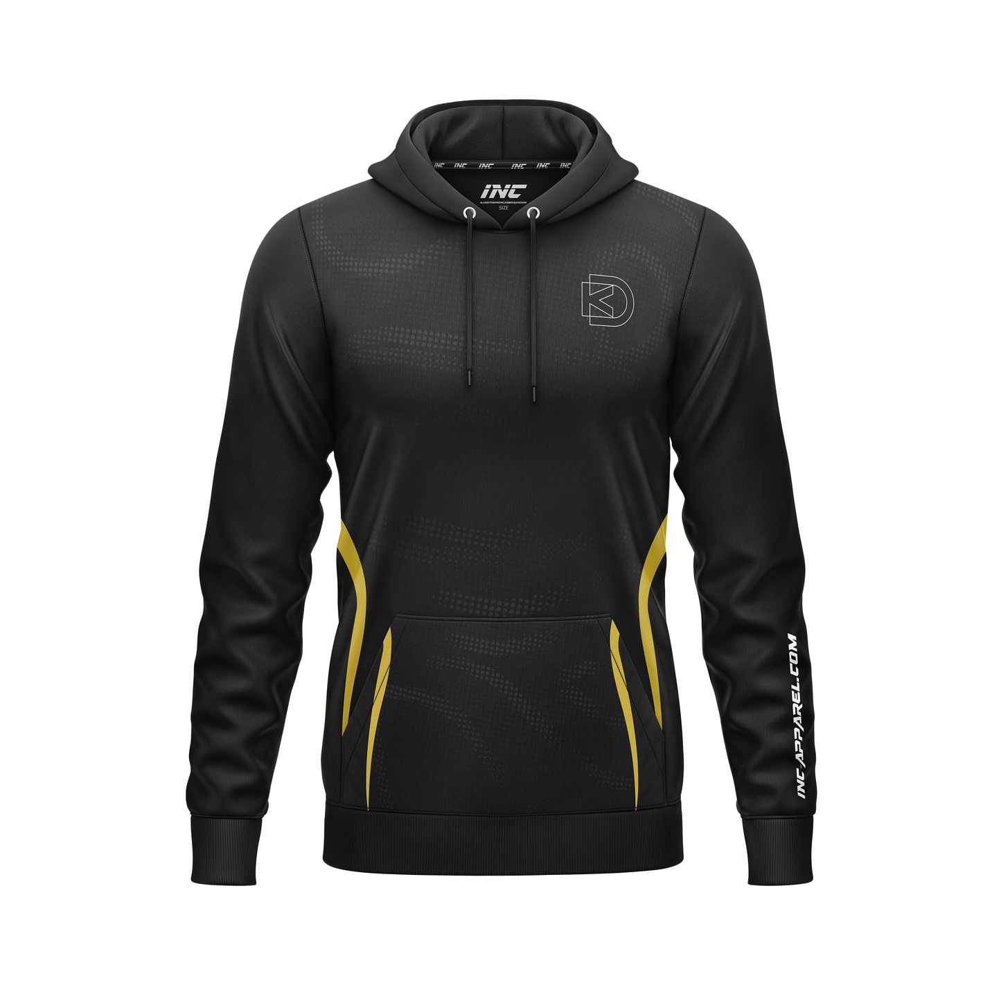 Kyle "The Destroyer" Davidson Darts Hoodie – Front View with Red, Black, and White Graphic | INC-APPAREL