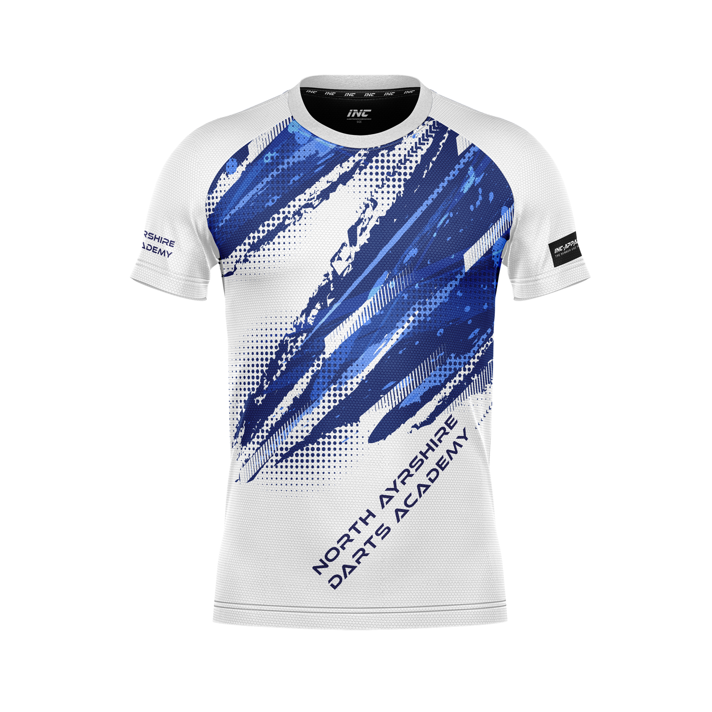North Ayrshire Darts Academy Training Tee – Front View | INC-APPAREL