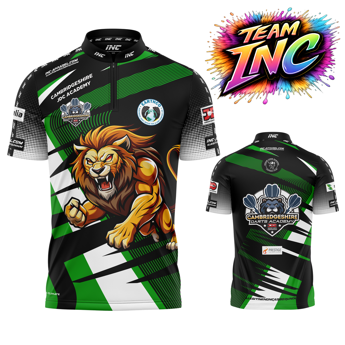 Official Cambridgeshire Darts Academy darts shirt from INC-APPAREL