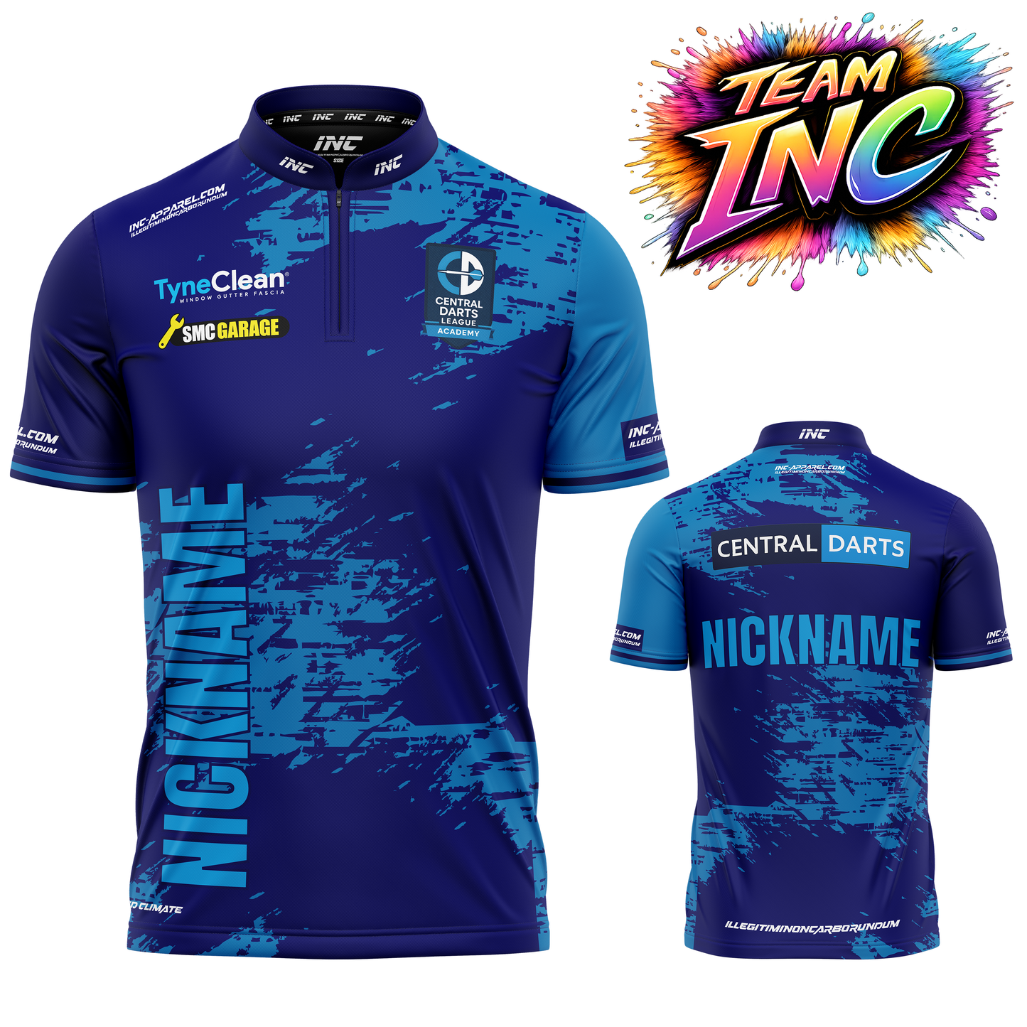 Official Central Darts League Academy darts shirt