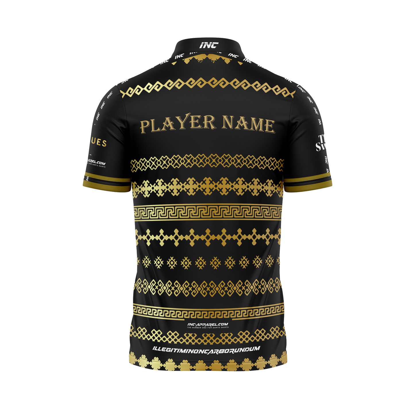 Official Stowmarket Pool Shirt Back view from INC-APPAREL – made-to-order breathable team shirt with club crest, athletic fit, and professional design.