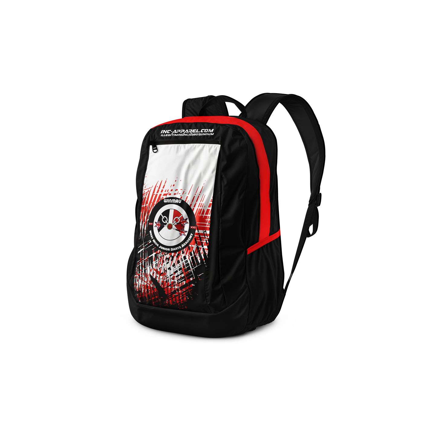 Official West Midlands Junior Darts Academy backpack from INC-APPAREL