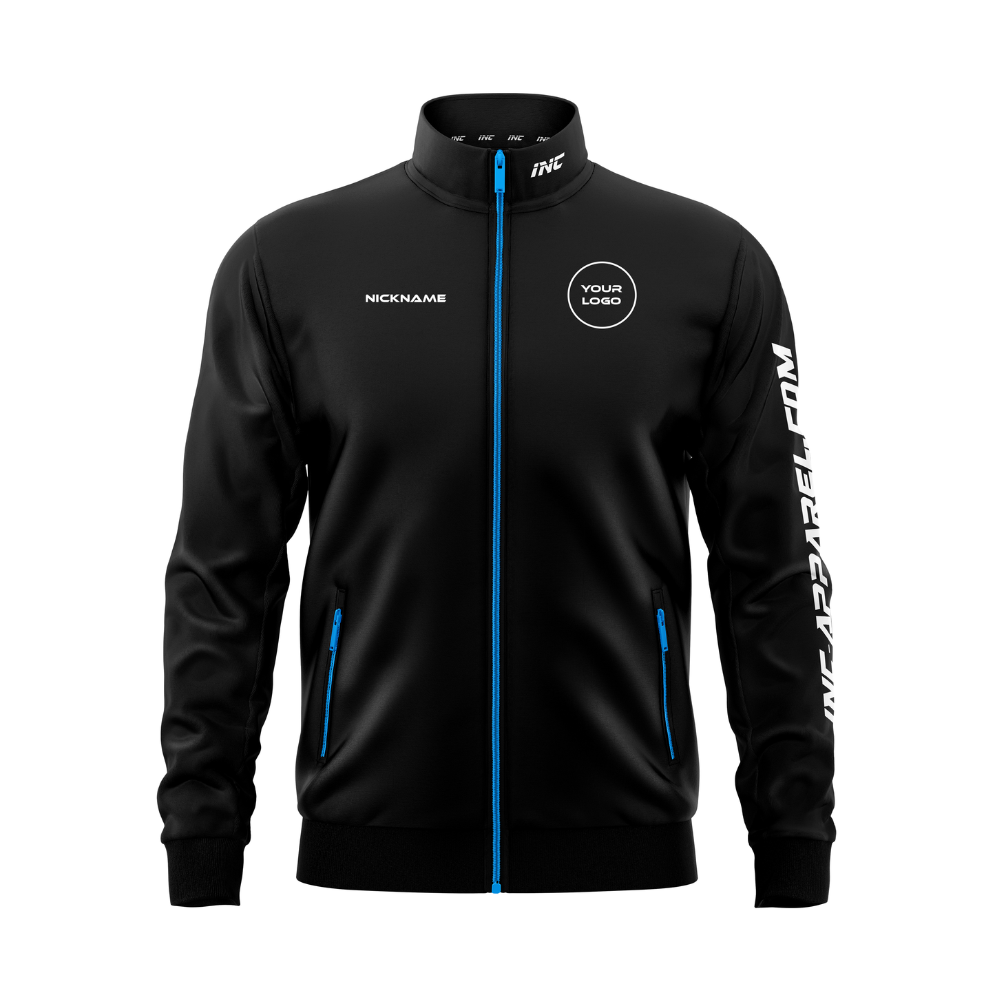 Primal Caeruleus Darts Tournament Jacket – Front View | INC-APPAREL