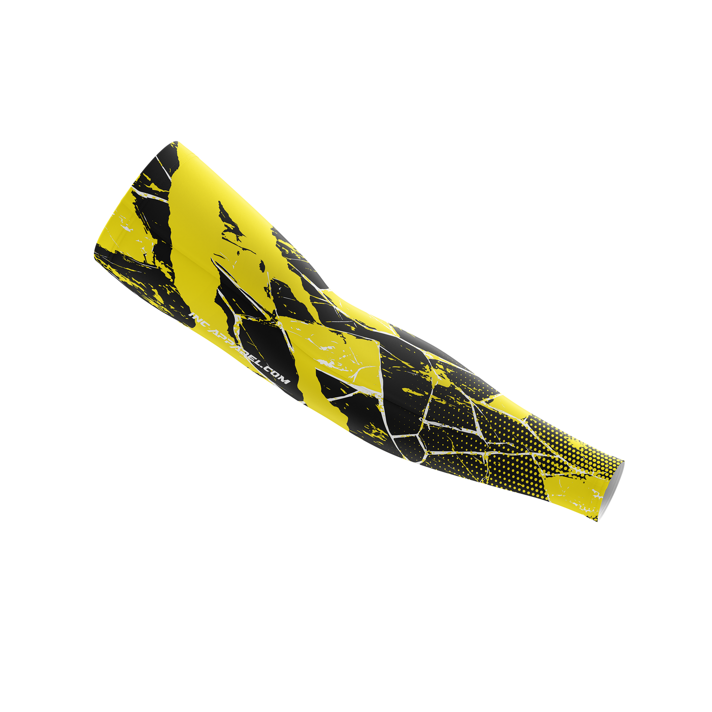 Primal Flavus Darts Sleeve – Front View with Bold Yellow Design and Performance Fit | INC-APPAREL