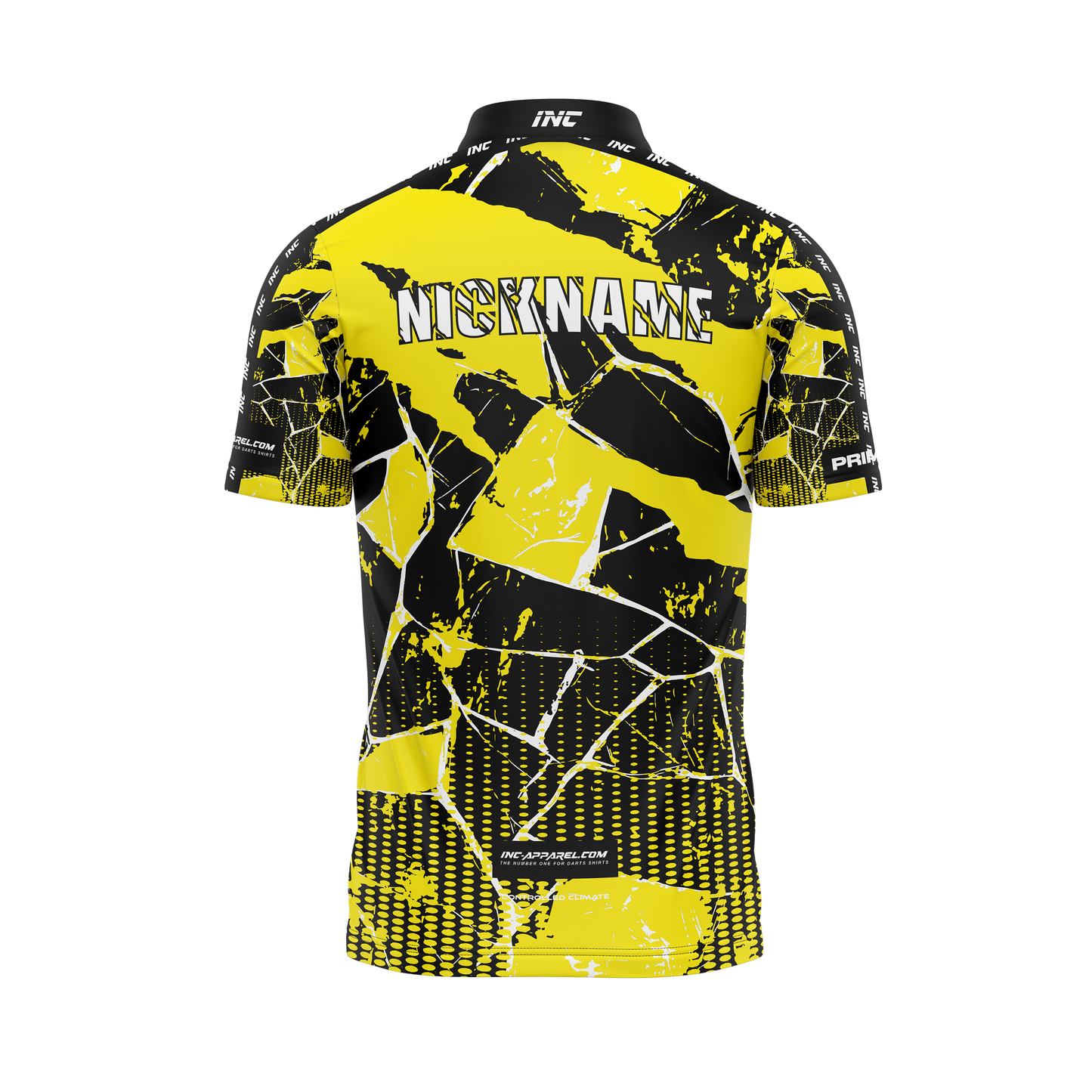 Primal Flavus Pro1 Darts Shirt – Back View | INC-APPAREL