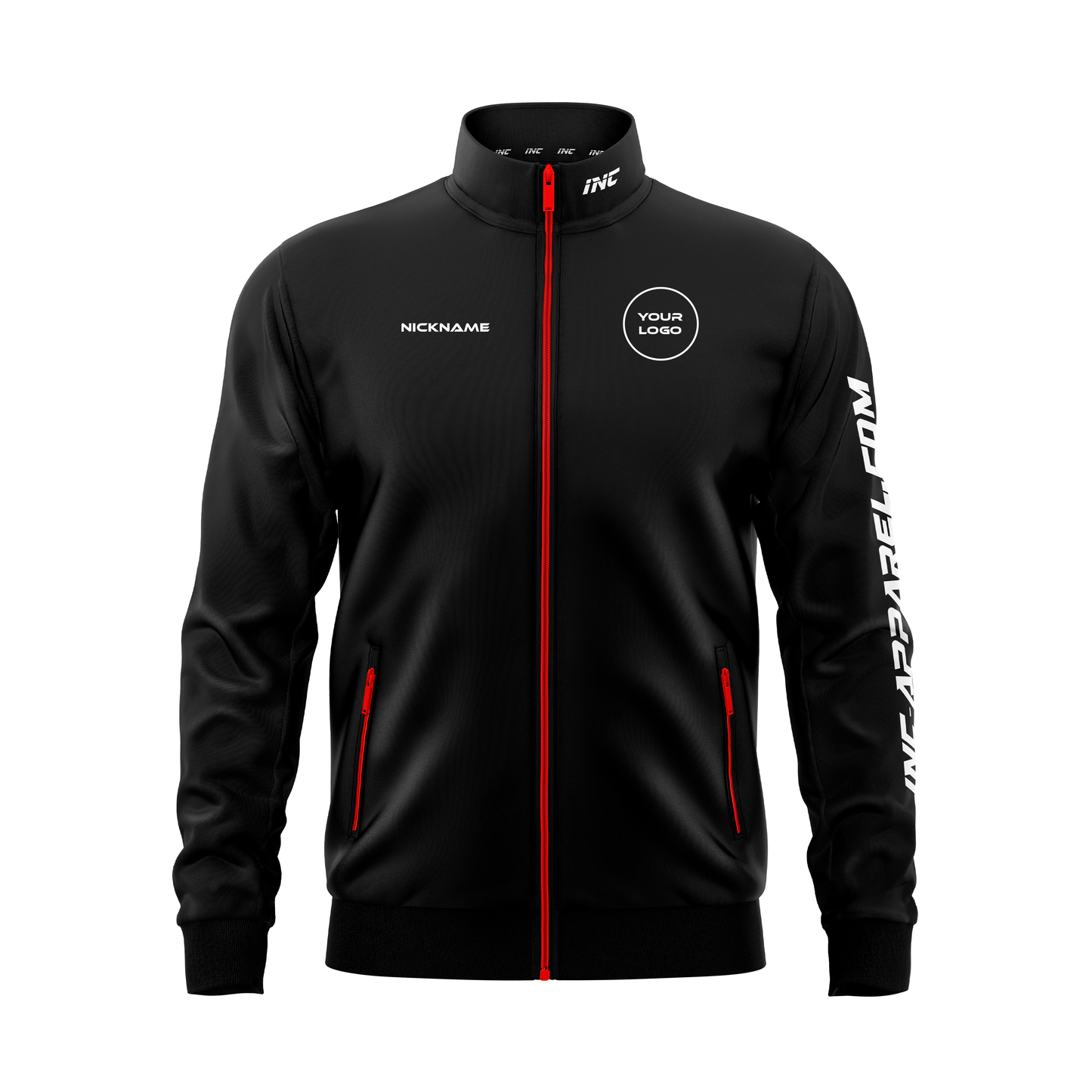 Primal Ruber Darts Tournament Jacket – Front View | INC-APPAREL