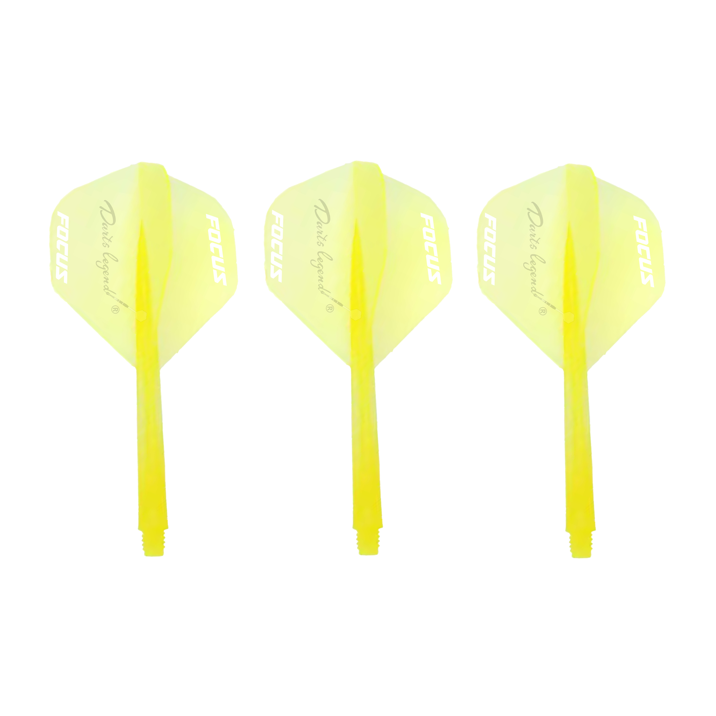 PRO1 integrated dart flights – Flavus yellow one-piece flight and stem combo for precision and high visibility | INC-APPAREL