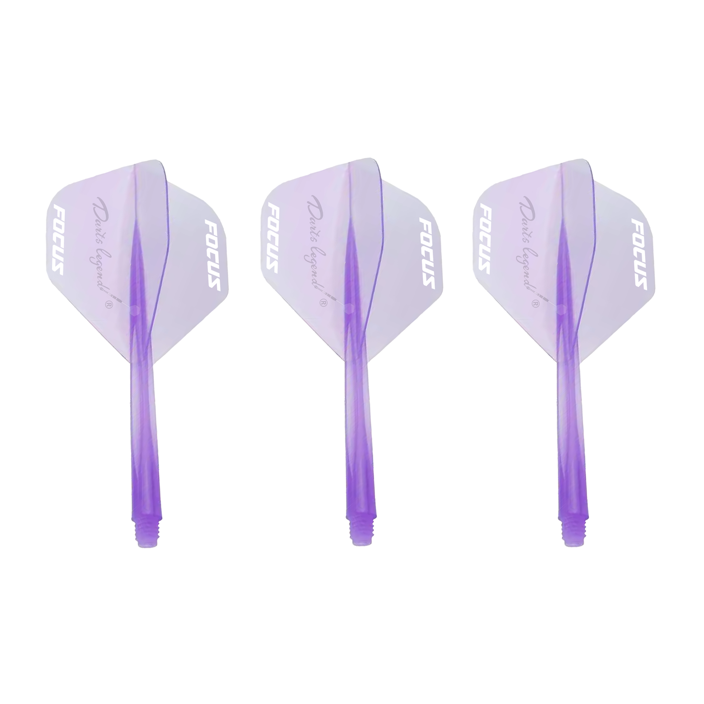 PRO1 integrated dart flights – Purpureus rich purple one-piece flight and stem combo for high-performance darts control | INC-APPAREL