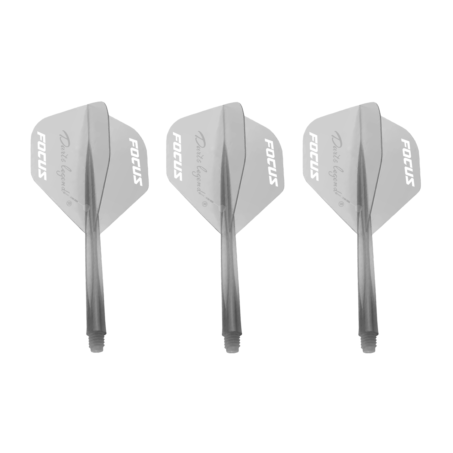 PRO1 integrated dart flights – Stealth black one-piece flight and stem combo for sleek design and aerodynamic control | INC-APPAREL