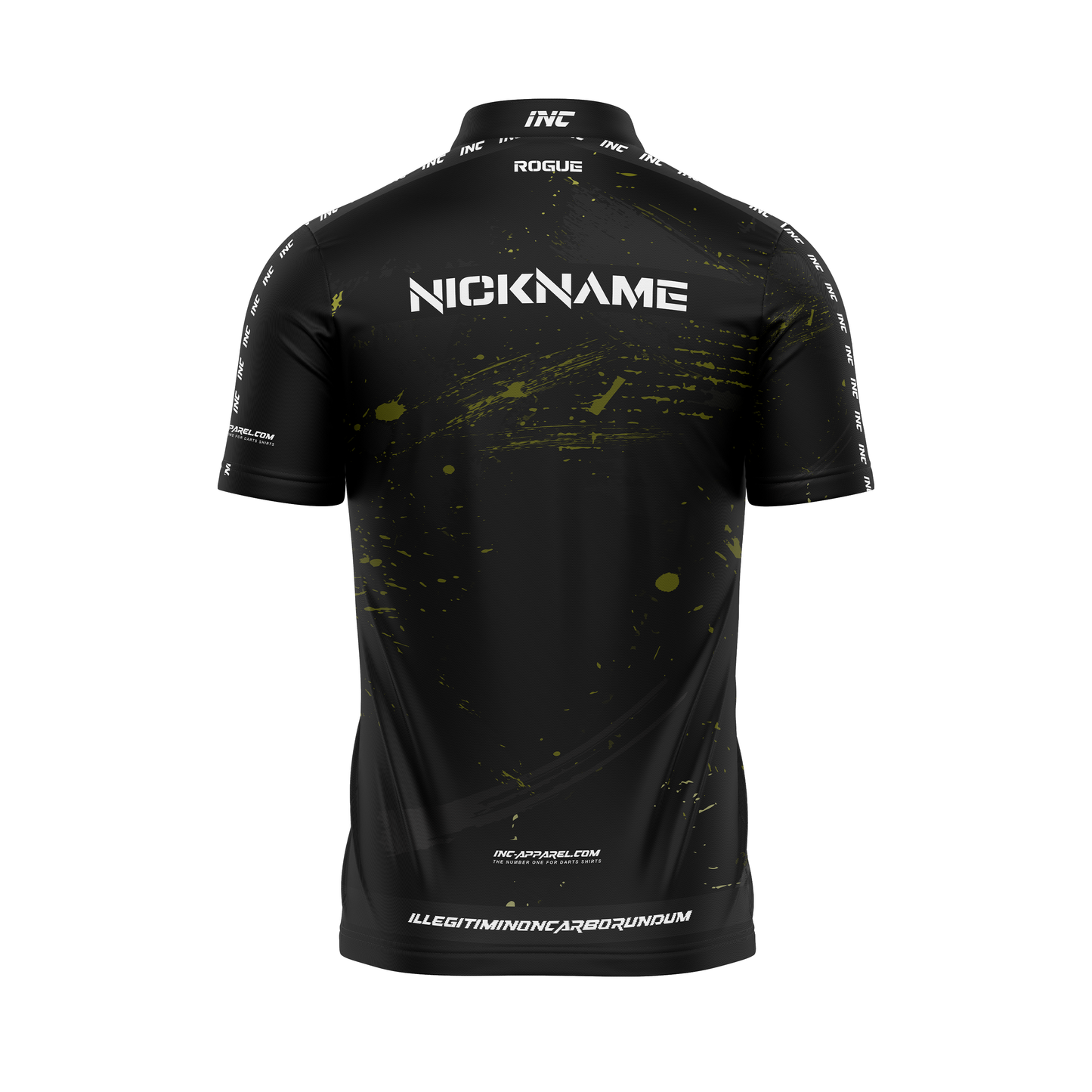 Rogue Recognitio Pro1 Darts Shirt – Back View | INC-APPAREL