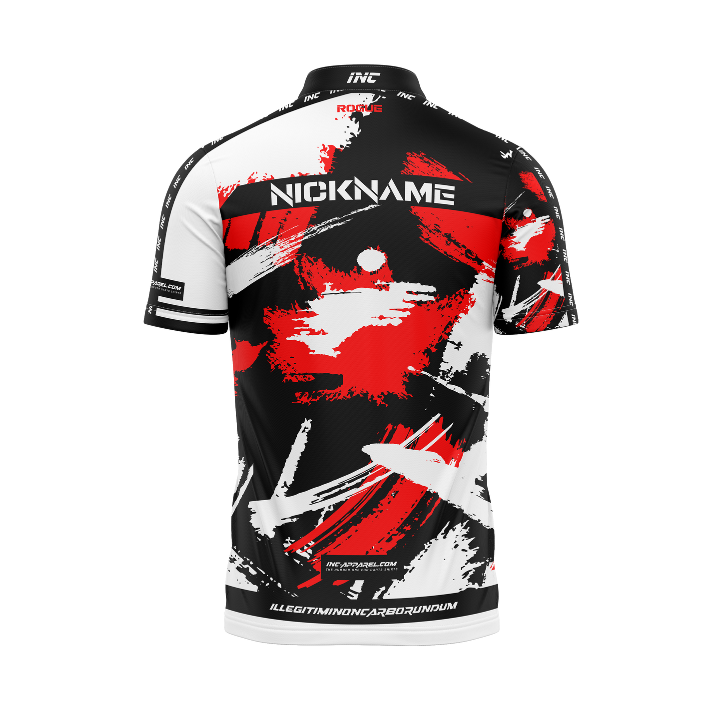 Rogue Spectre Pro1 Darts Shirt – Back View | INC-APPAREL