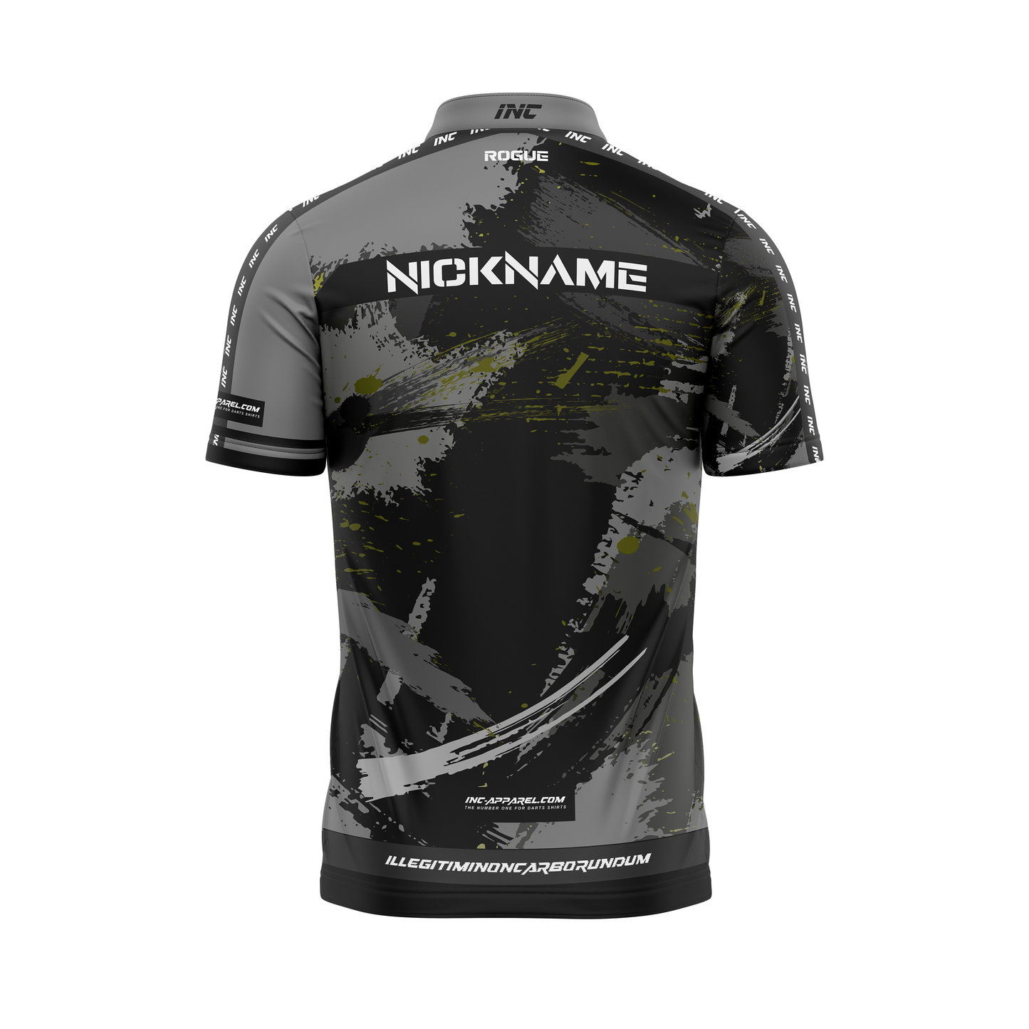 Rogue Umbra Pro1 Darts Shirt – Back View | INC-APPAREL