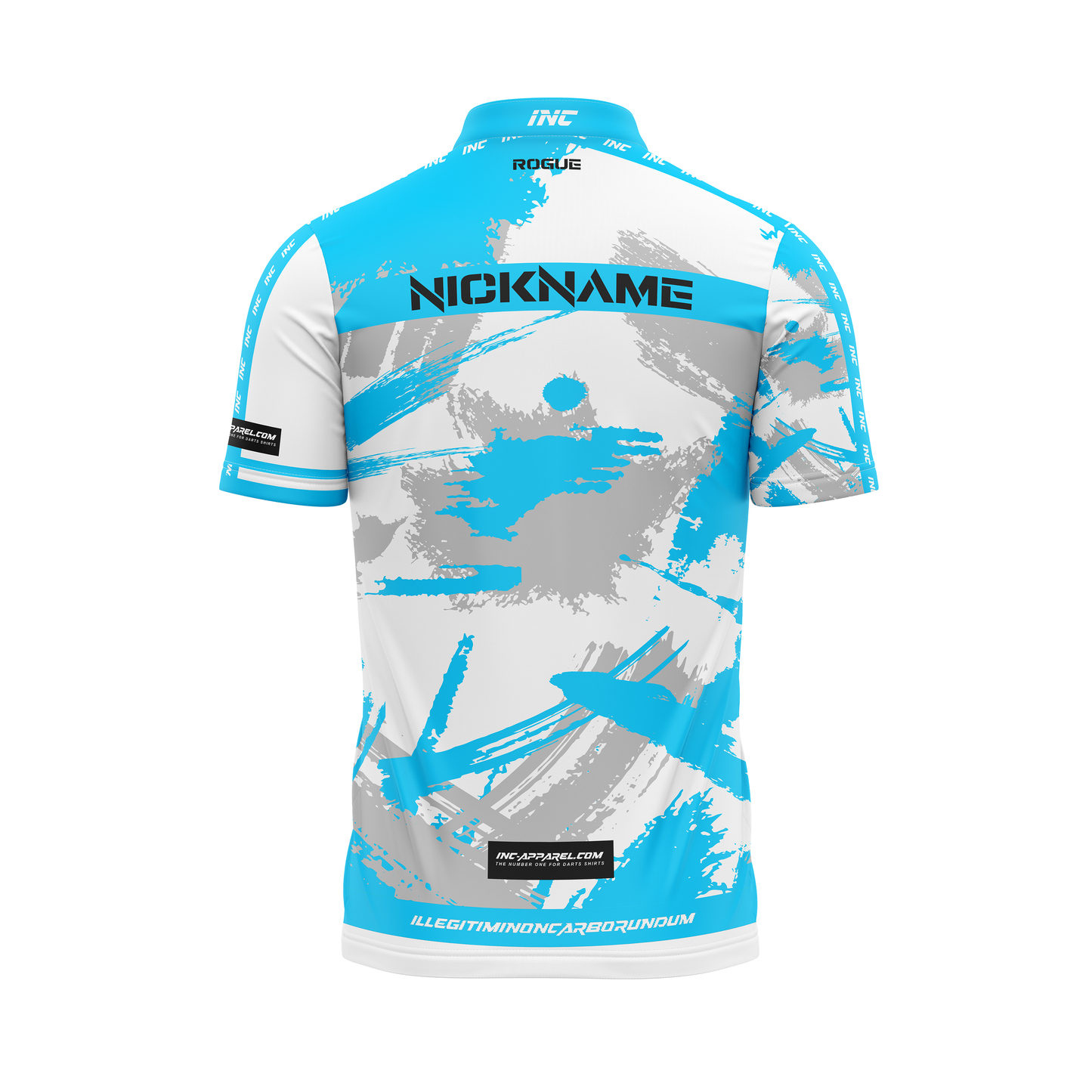 Rogue Vitriarius Pro1 Darts Shirt – Back View | INC-APPAREL